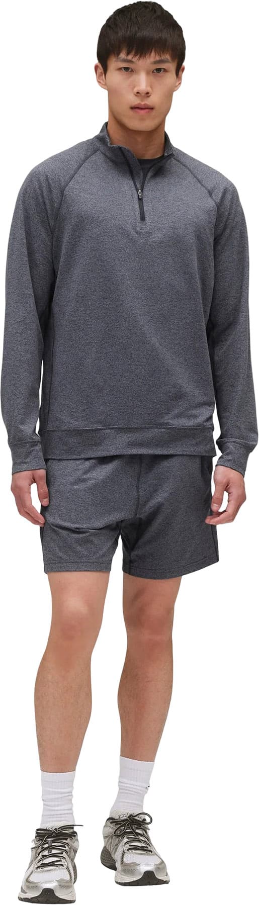 Product gallery image number 6 for product Brushed Jersey Recovery Standard Quarter Zip Sweatshirt - Men's