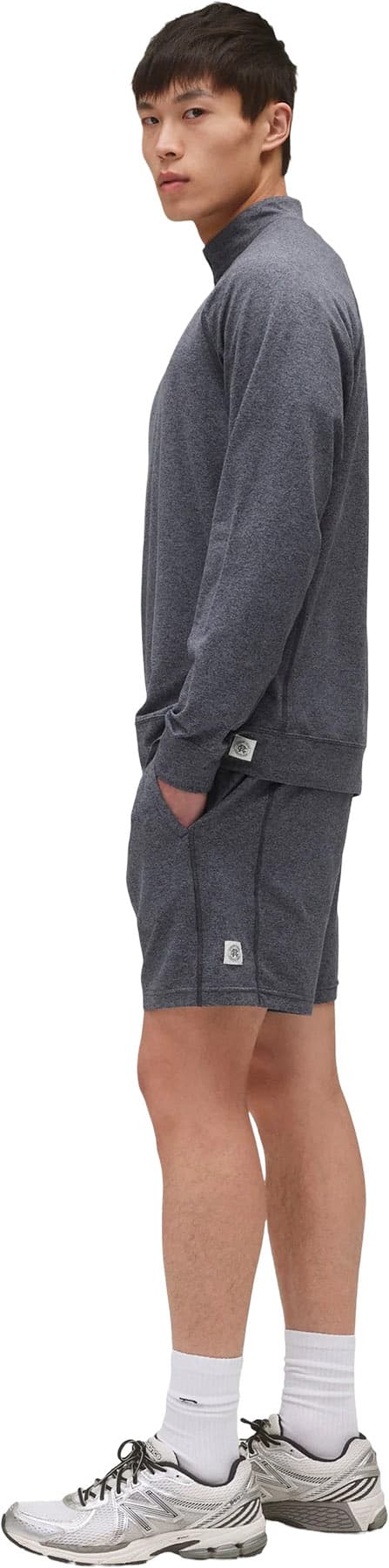 Product gallery image number 7 for product Brushed Jersey Recovery Standard Quarter Zip Sweatshirt - Men's