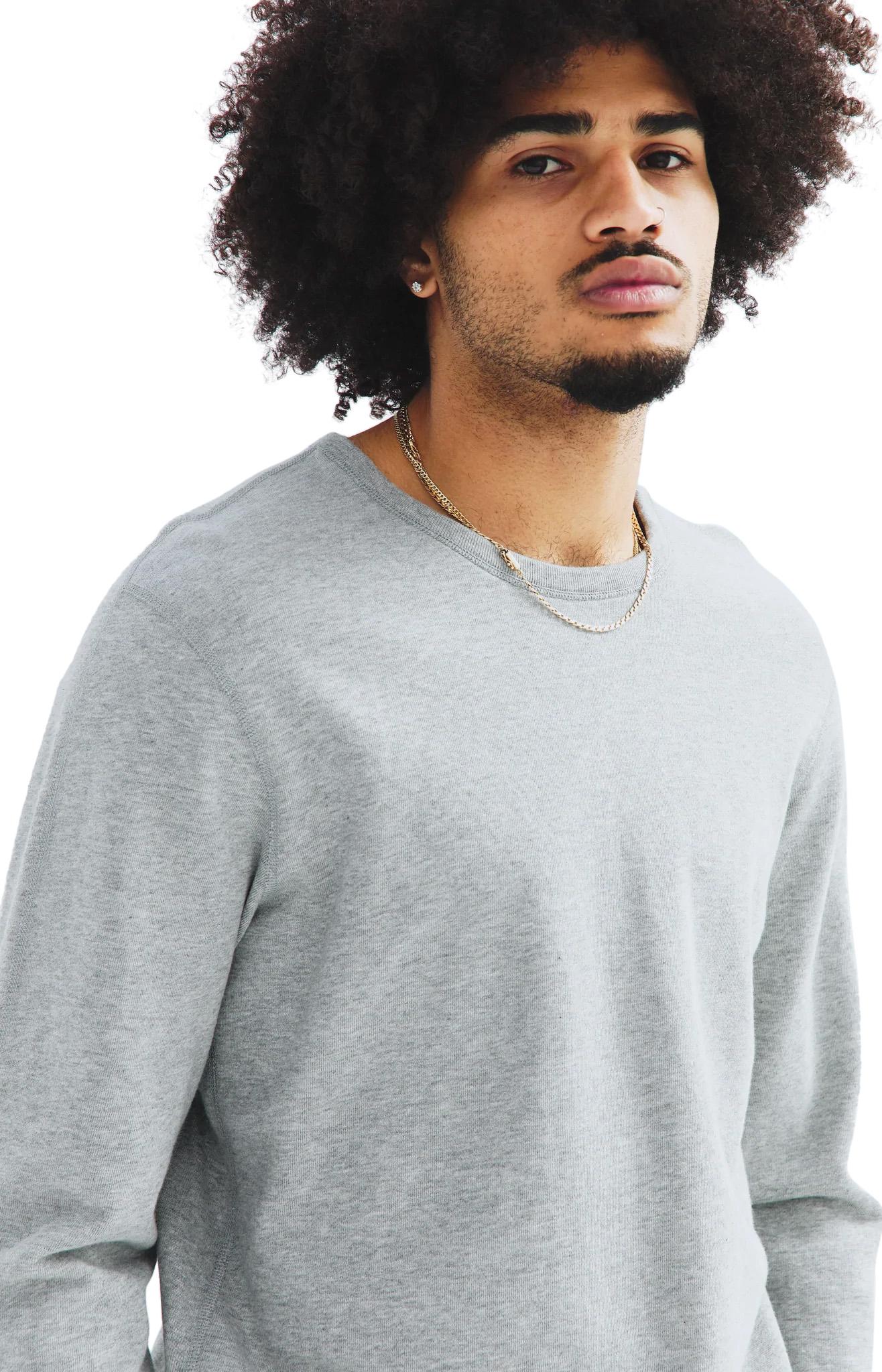 Product gallery image number 6 for product Lightweight Terry Crewneck Sweater - Men's