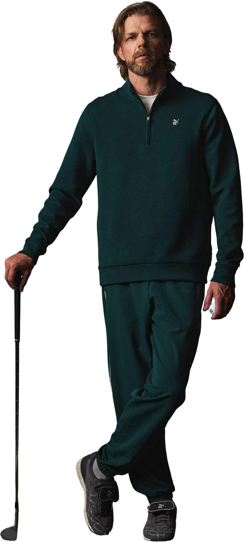 Product gallery image number 10 for product Puma x RC Cloudspun Fleece 1/4 Zip Sweater - Men's