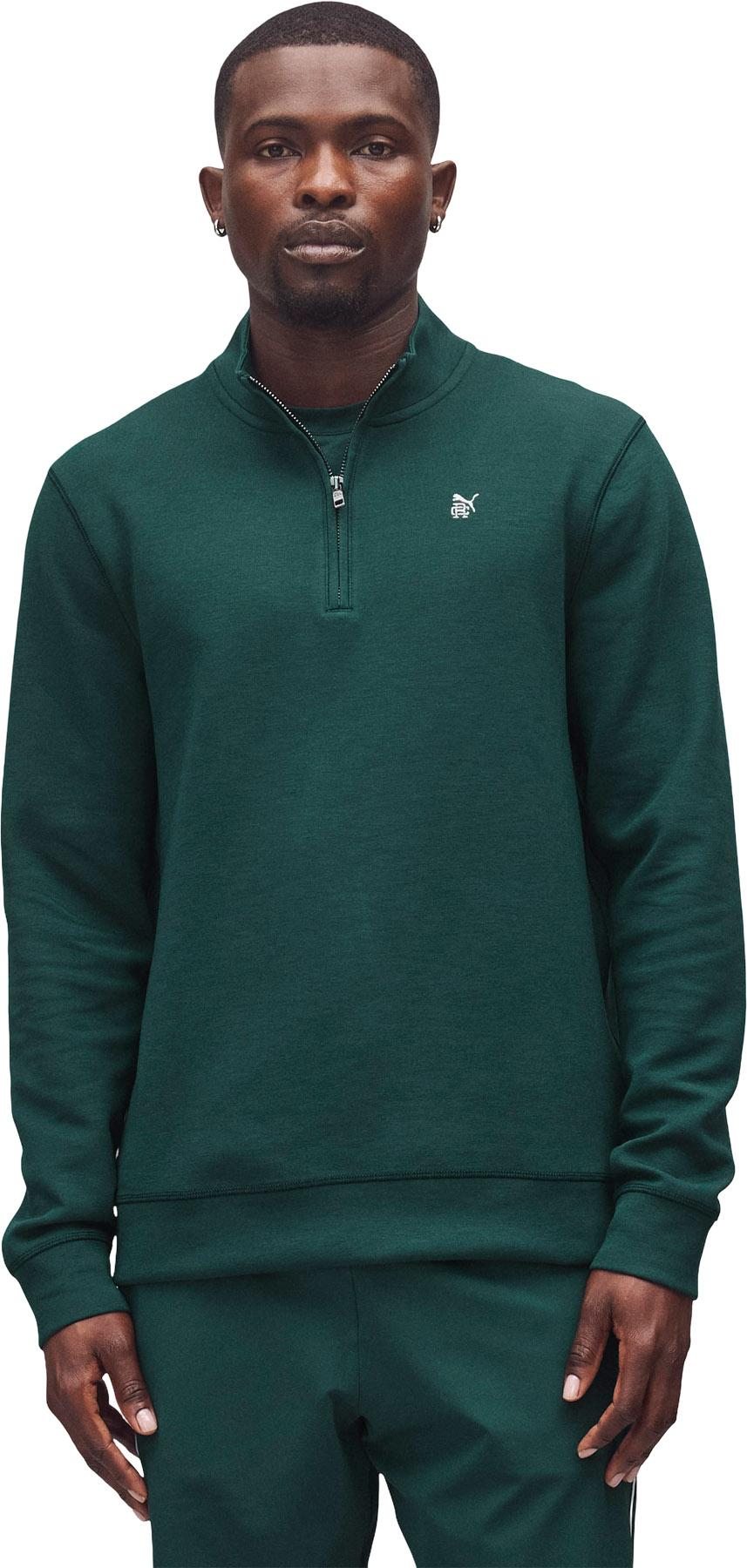 Product gallery image number 8 for product Puma x RC Cloudspun Fleece 1/4 Zip Sweater - Men's
