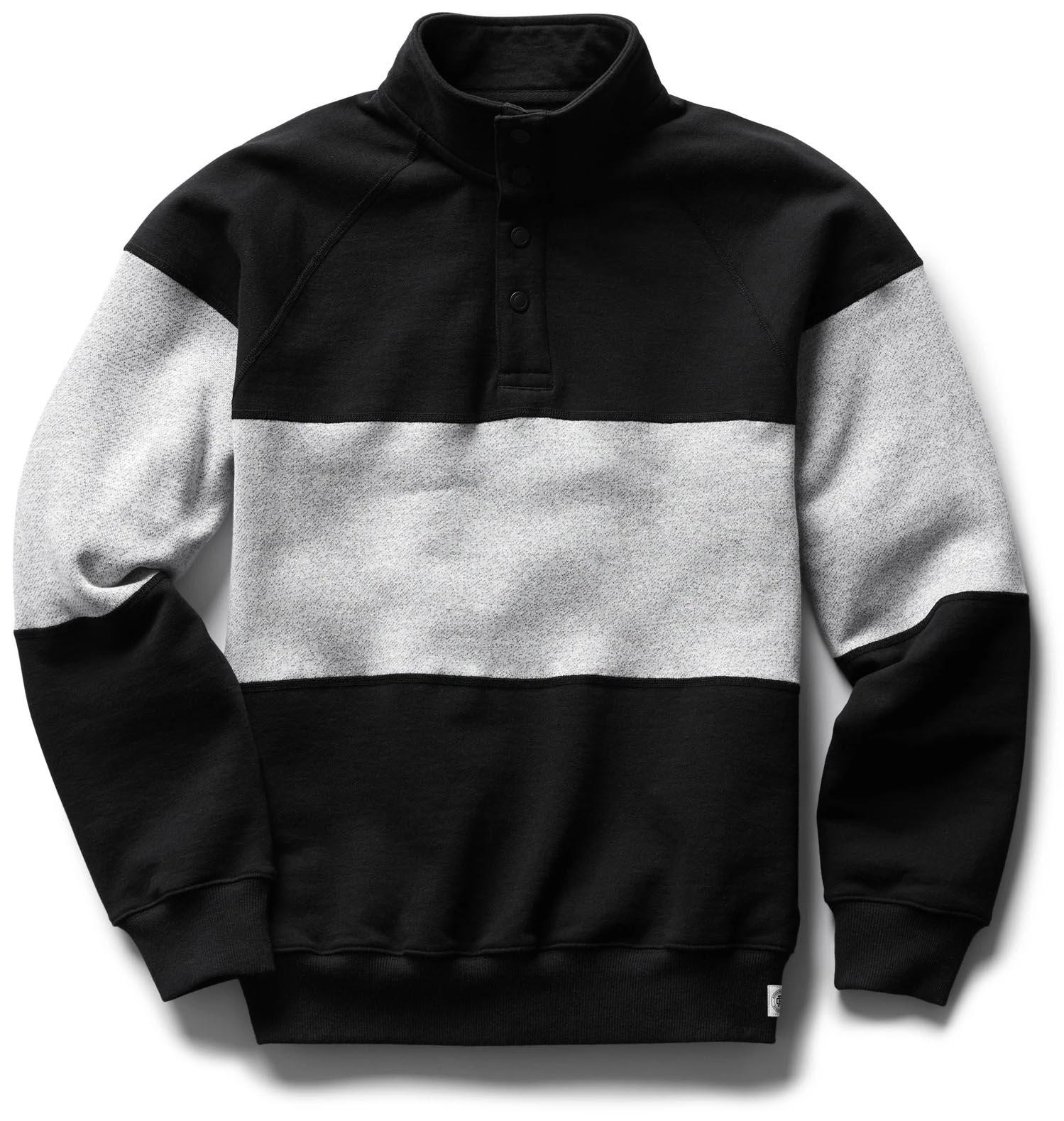 Product gallery image number 1 for product Tiger Fleece Hybrid Half Snap Pullover - Men's 