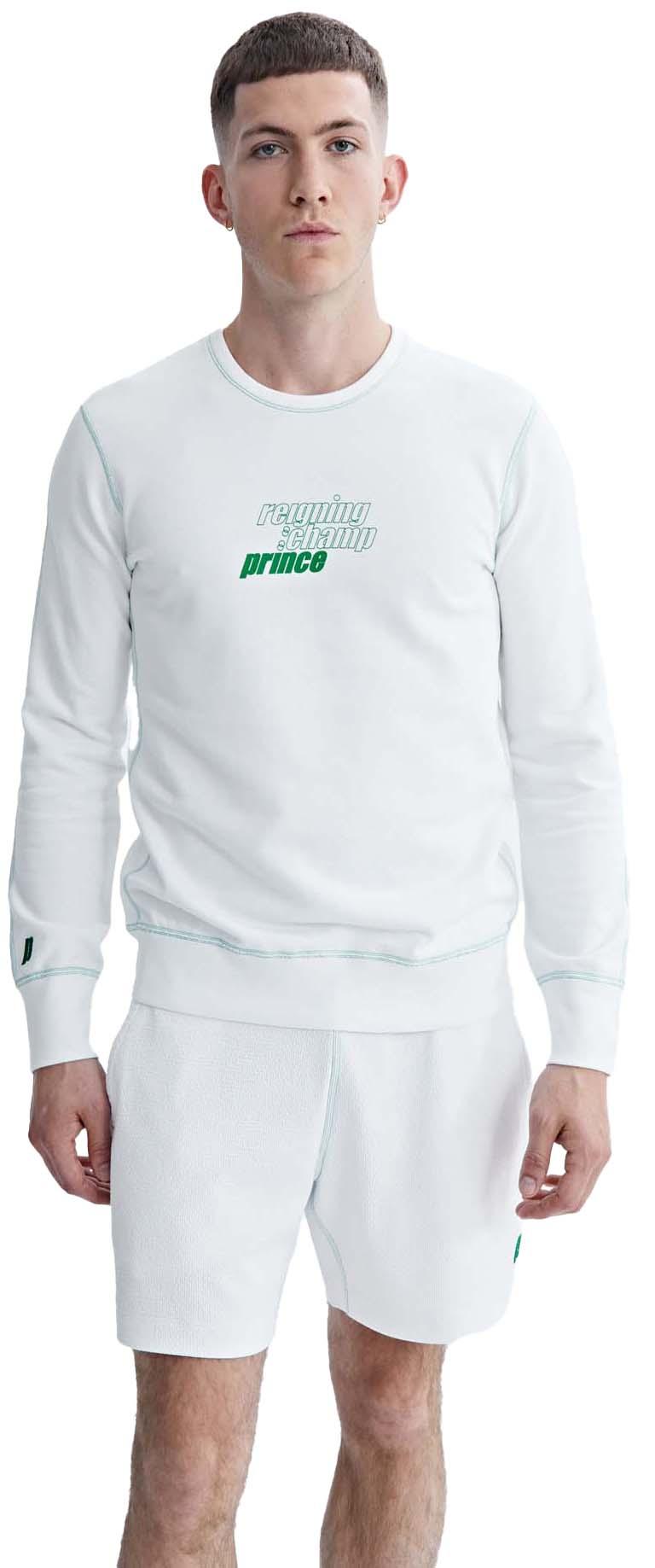 Product gallery image number 2 for product Terry Prince Lightweight Knit Crewneck Sweater - Men's