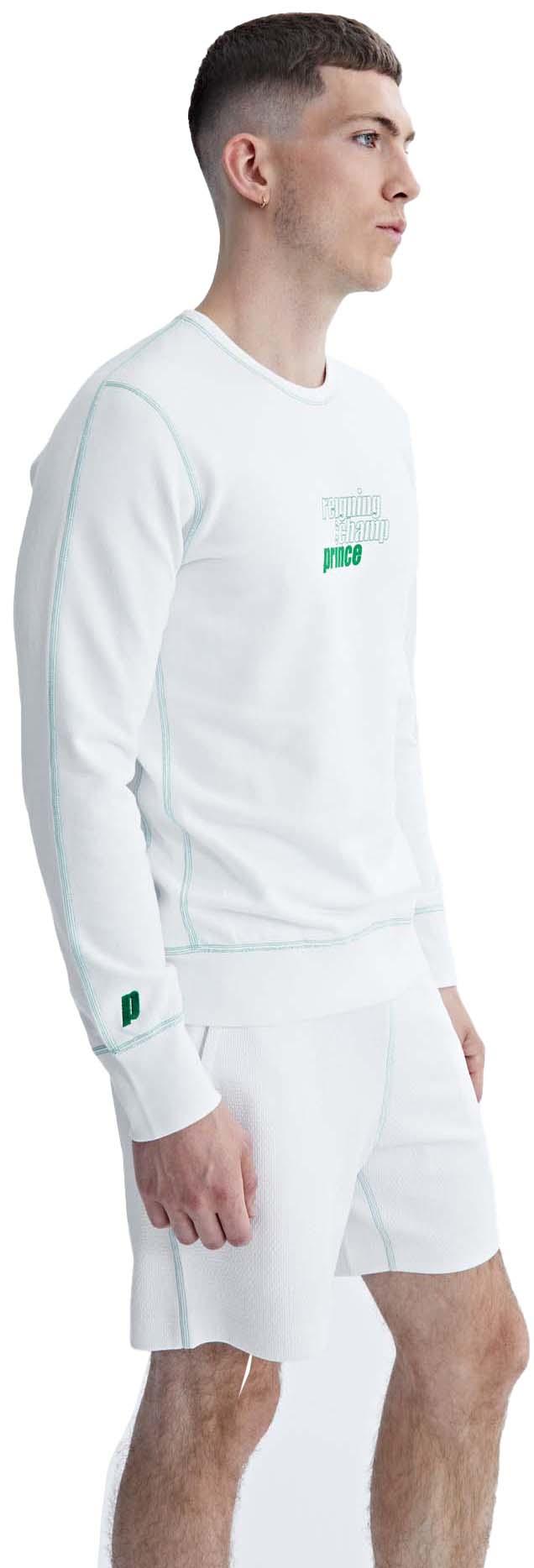 Product gallery image number 5 for product Terry Prince Lightweight Knit Crewneck Sweater - Men's