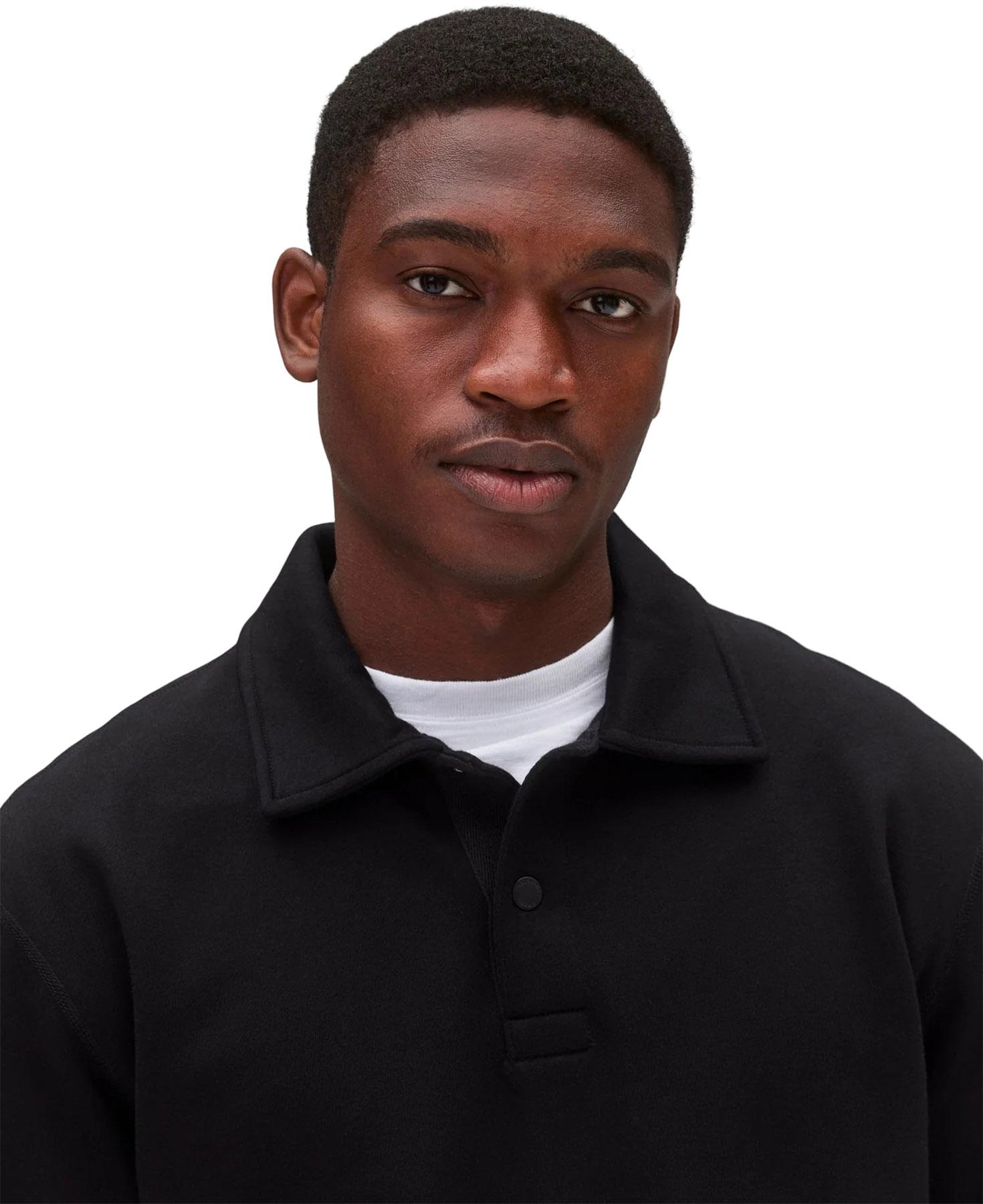 Product gallery image number 4 for product Midweight Terry Rugby Sweater - Unisex