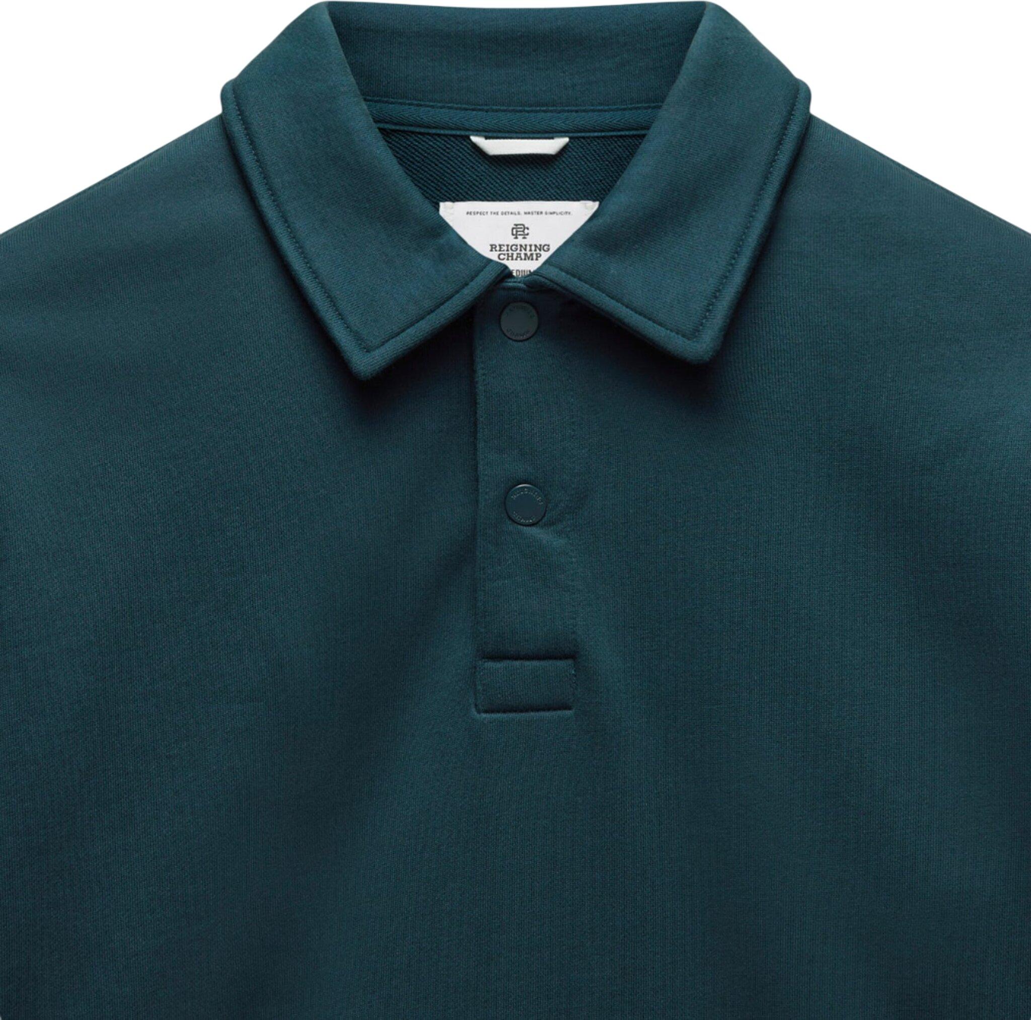 Product gallery image number 5 for product Midweight Terry Rugby Sweater - Unisex