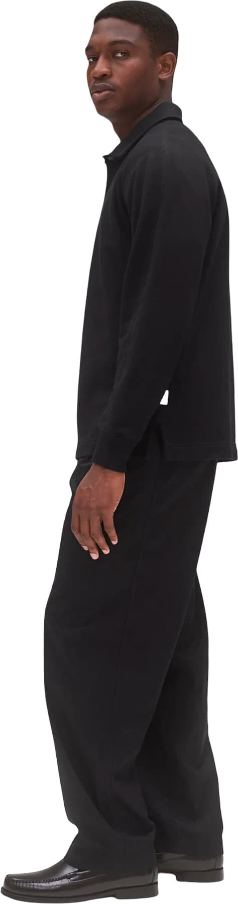 Product gallery image number 2 for product Midweight Terry Rugby Sweater - Unisex