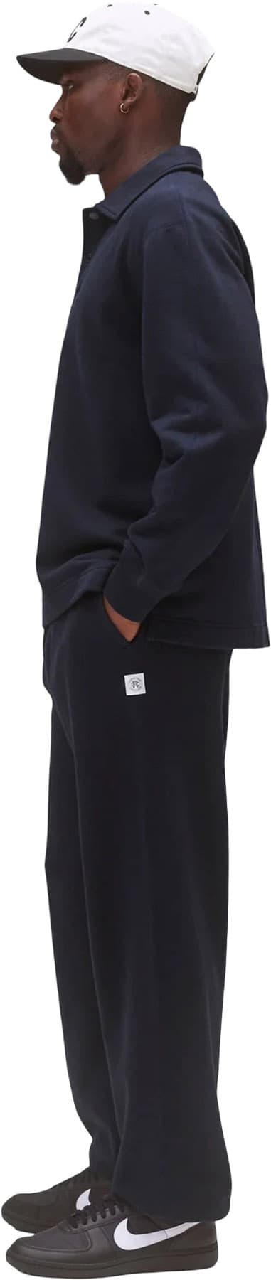 Product gallery image number 4 for product Midweight Terry Rugby Sweater - Unisex