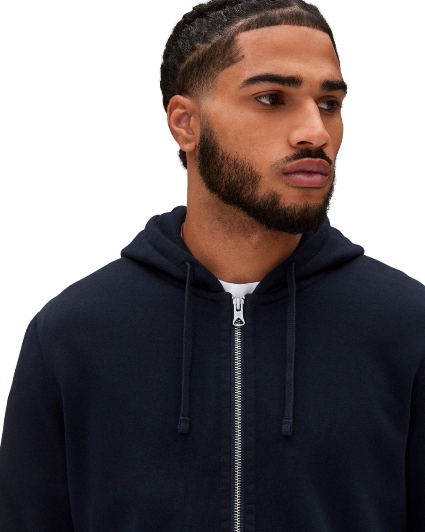 Product gallery image number 6 for product Midweight Terry Slim Fit Zip Hoodie - Unisex