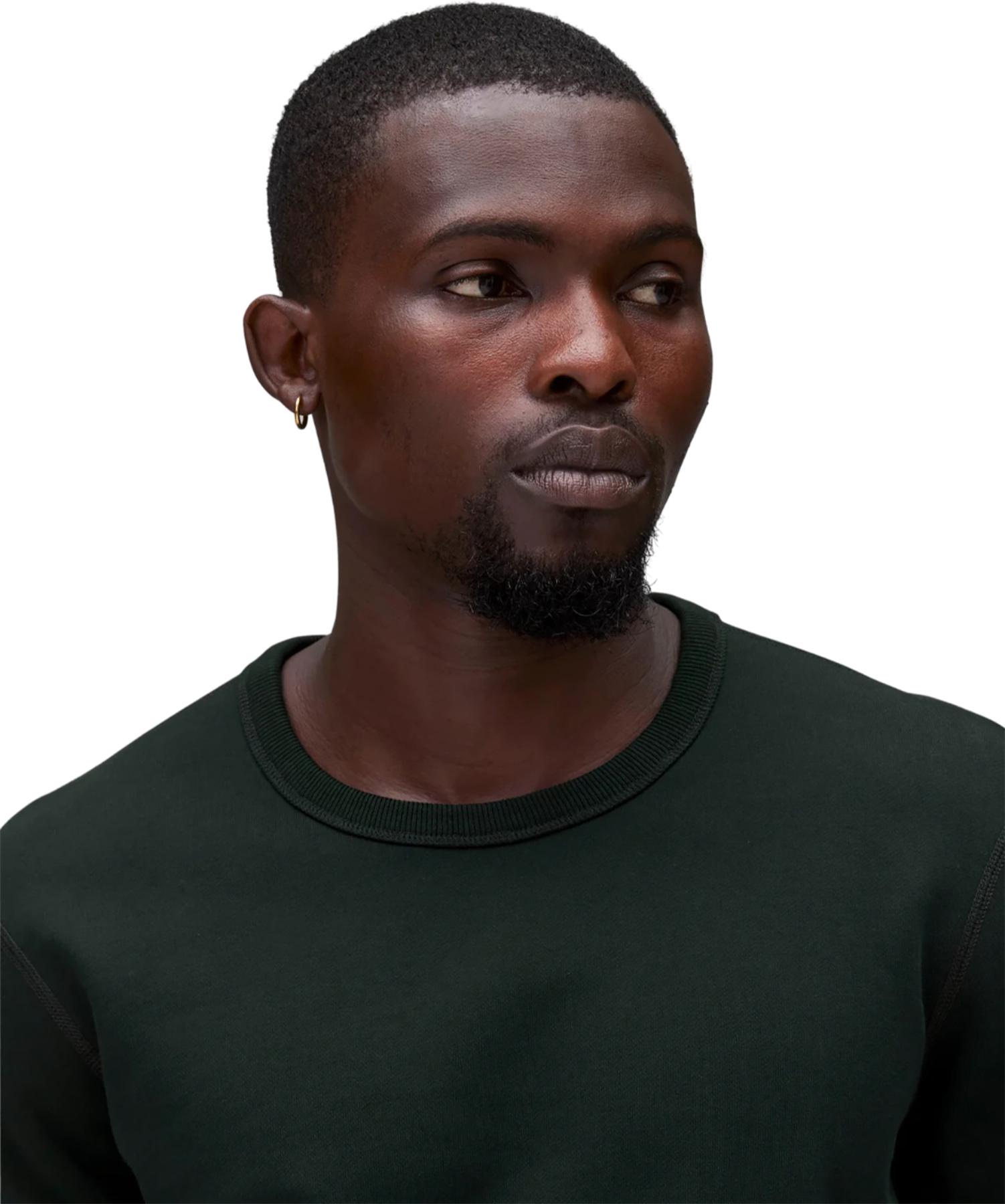 Numéro de l'image de la galerie de produits 3 pour le produit Chandail en molleton à col rond ajusté en tissu éponge mi-épais - Homme