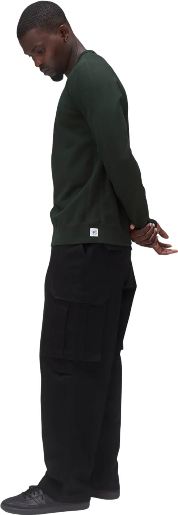 Numéro de l'image de la galerie de produits 5 pour le produit Chandail en molleton à col rond ajusté en tissu éponge mi-épais - Homme