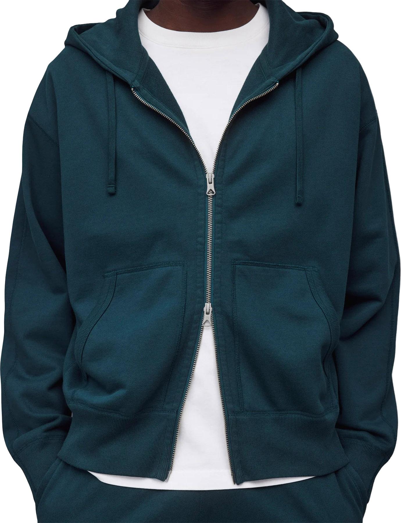 Product gallery image number 4 for product Midweight Terry Relaxed Zip Hoodie - Men's