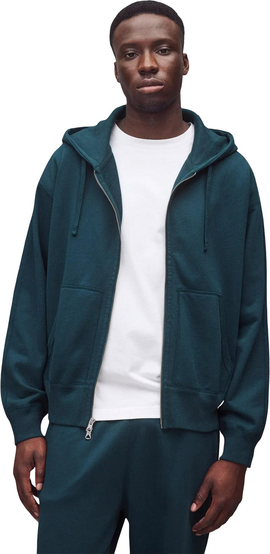 Product gallery image number 5 for product Midweight Terry Relaxed Zip Hoodie - Men's