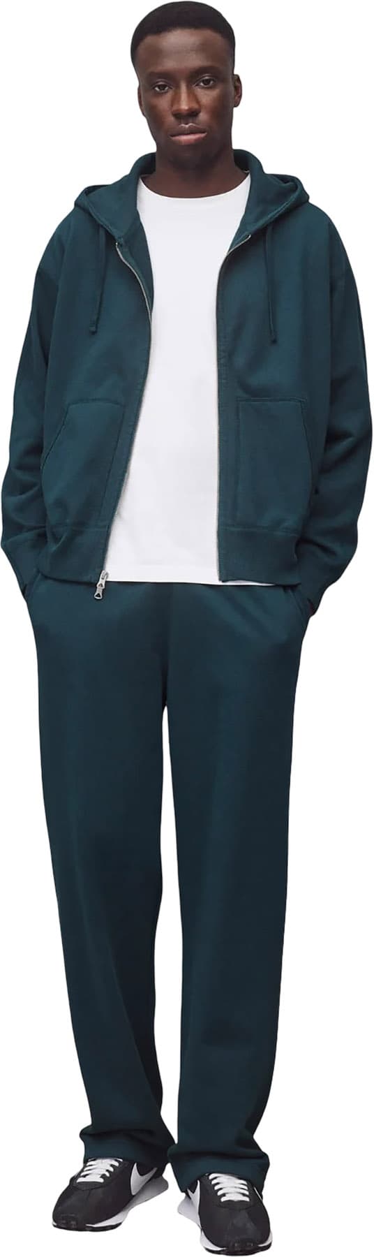 Product gallery image number 6 for product Midweight Terry Relaxed Zip Hoodie - Men's