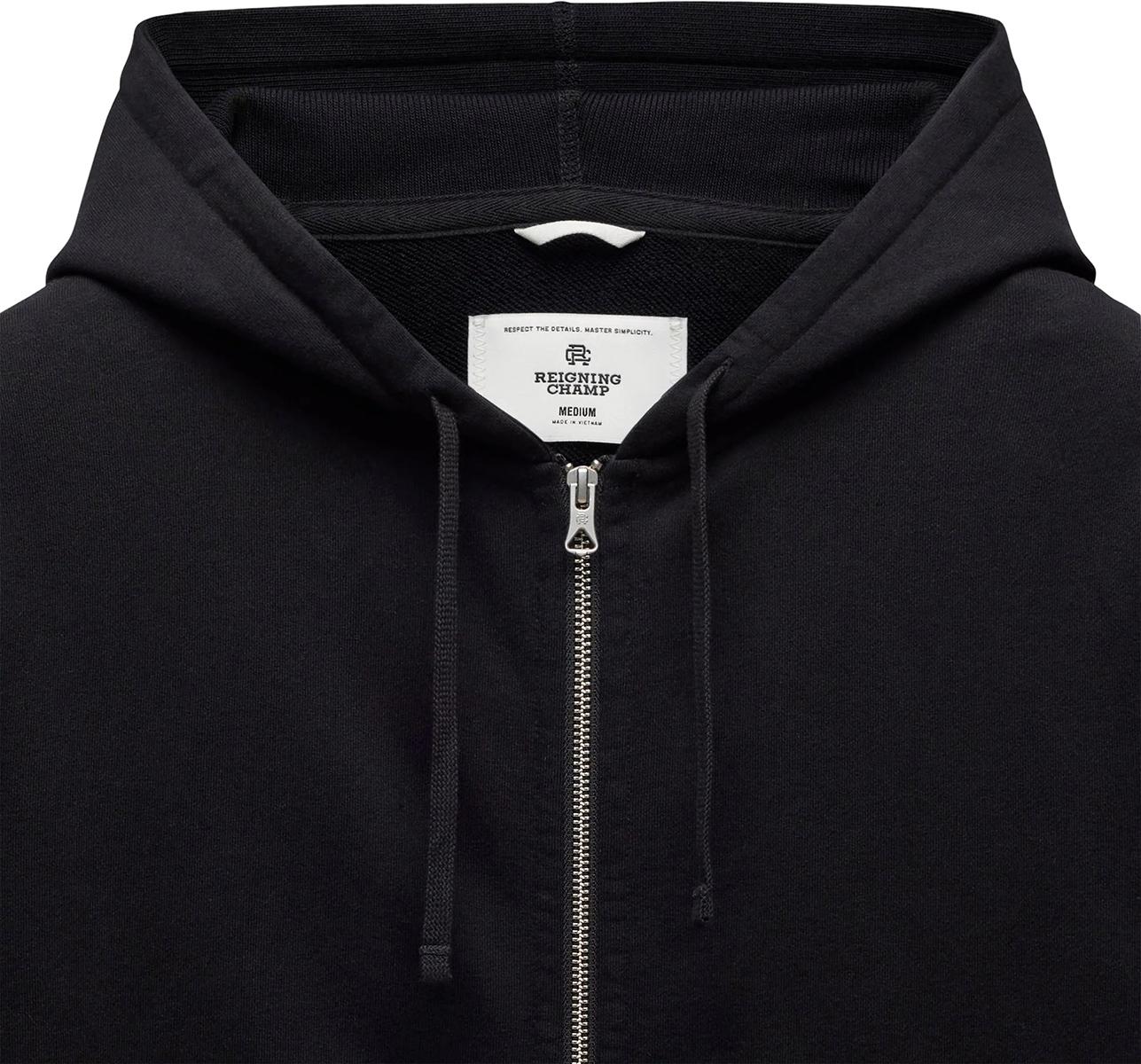 Numéro de l'image de la galerie de produits 6 pour le produit Chandail à capuchon standard à glissèire en tissu éponge mi-épais - Homme