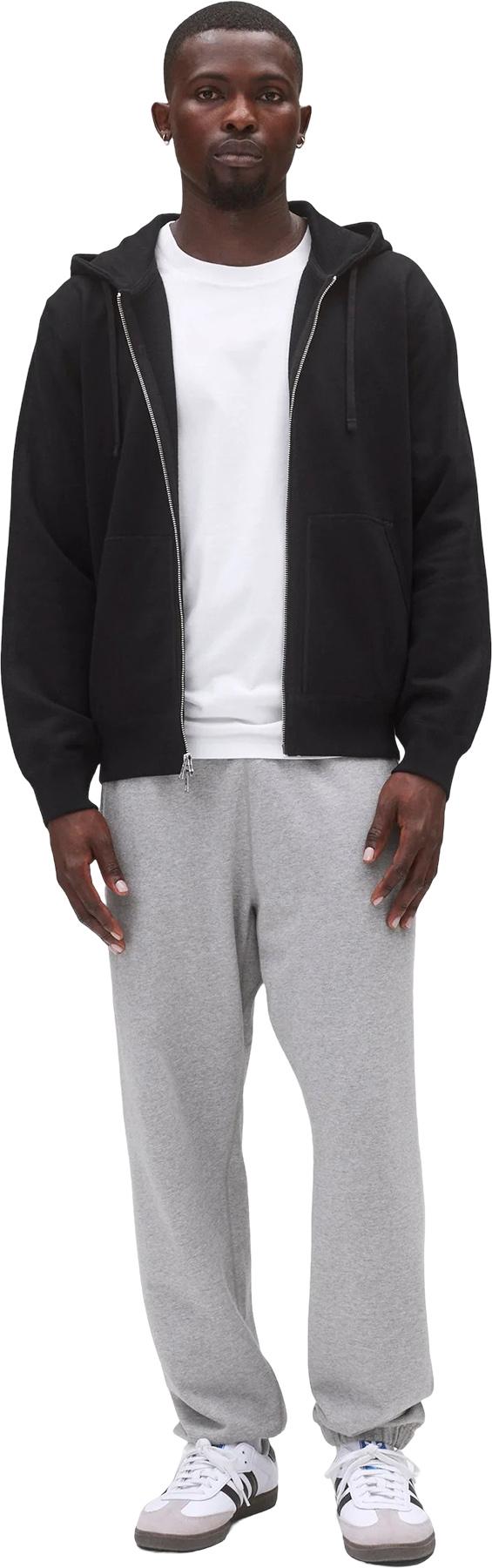 Numéro de l'image de la galerie de produits 3 pour le produit Chandail à capuchon standard à glissèire en tissu éponge mi-épais - Homme