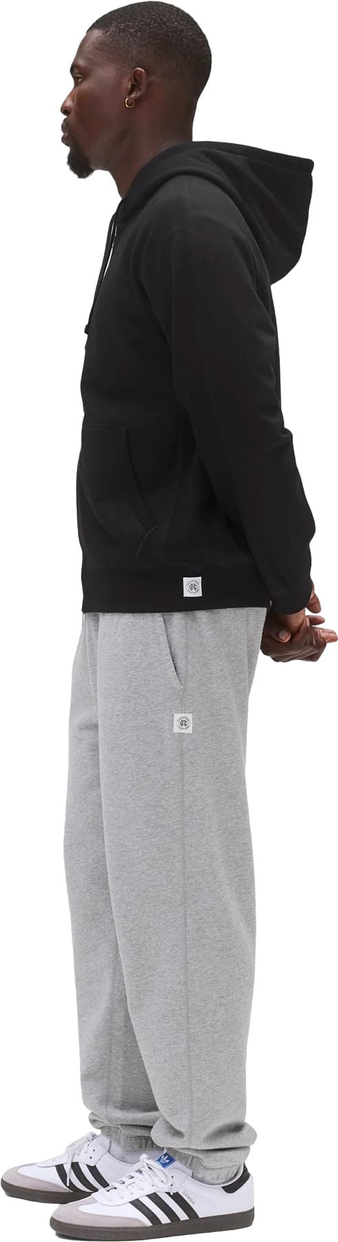 Numéro de l'image de la galerie de produits 2 pour le produit Chandail à capuchon standard à glissèire en tissu éponge mi-épais - Homme