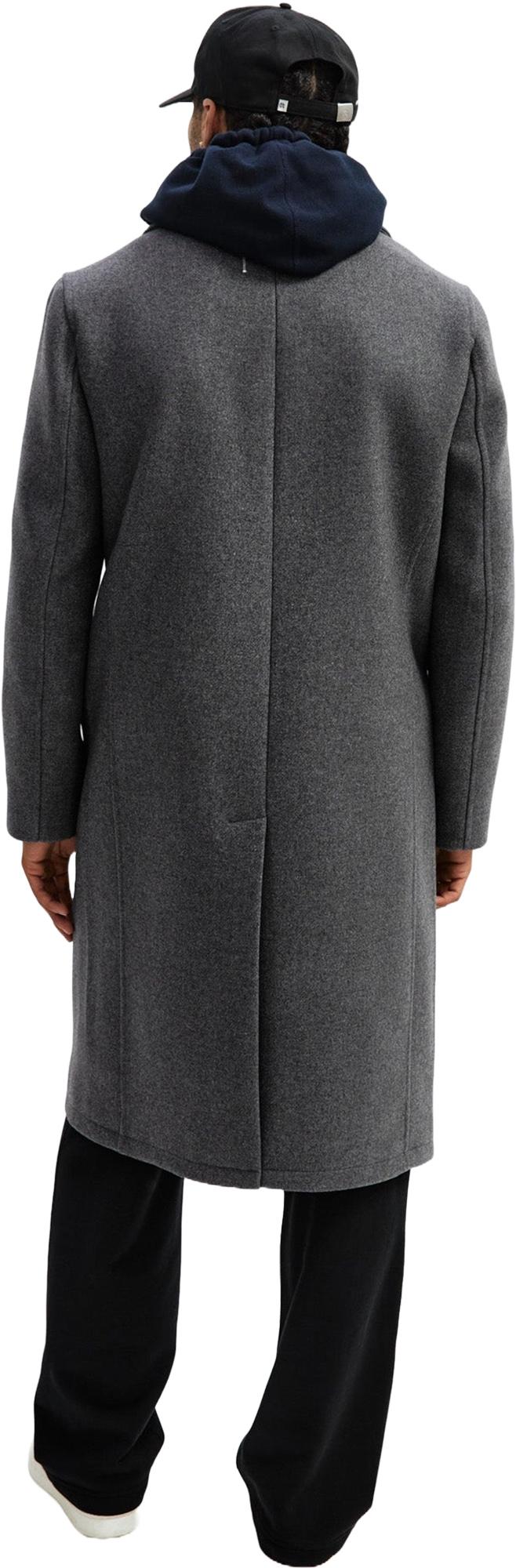Product gallery image number 3 for product Melton Wool Polo Coat - Men's