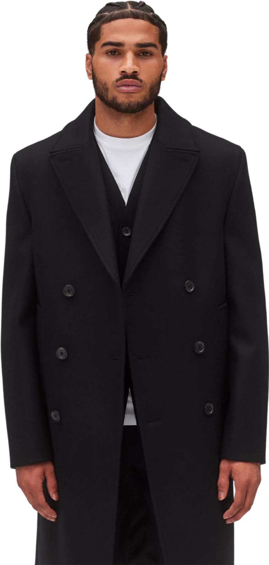 Product gallery image number 4 for product Wool Cashmere Polo Coat - Unisex