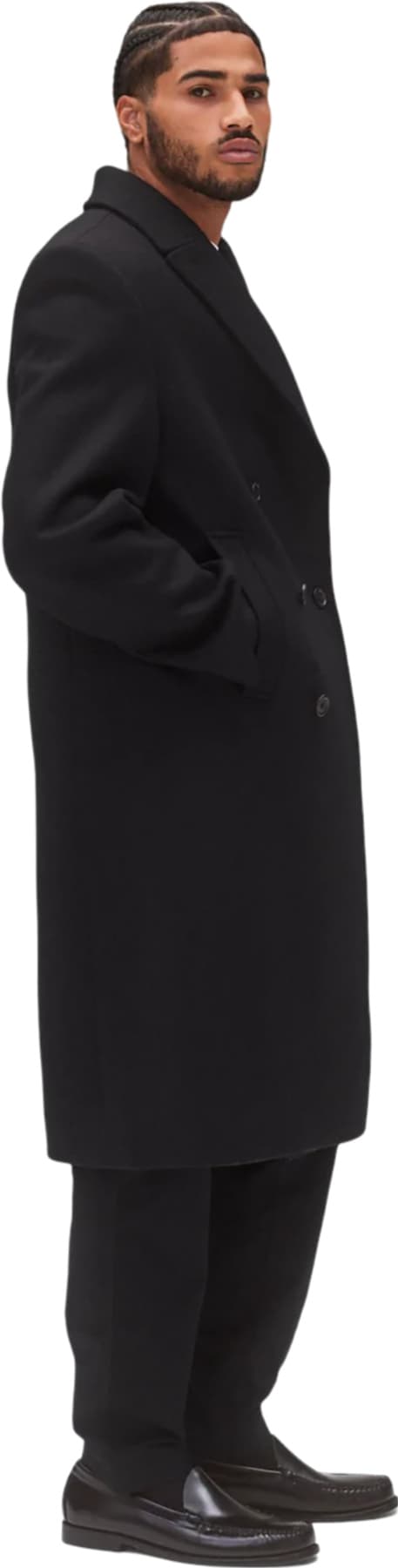 Product gallery image number 3 for product Wool Cashmere Polo Coat - Unisex