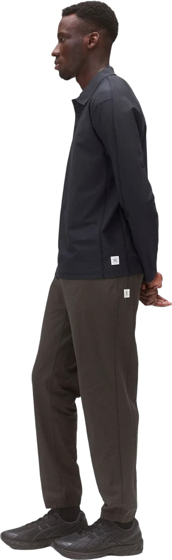 Product gallery image number 4 for product Pantalon d'entraînement standard en tricot chaîne extensible Coach's - Homme