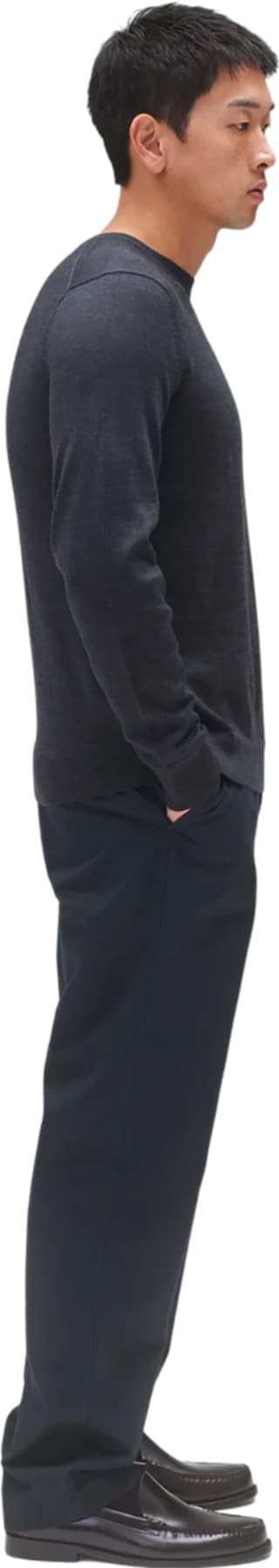 Product gallery image number 2 for product Harry Lightweight Merino Crewneck Jumper - Men's