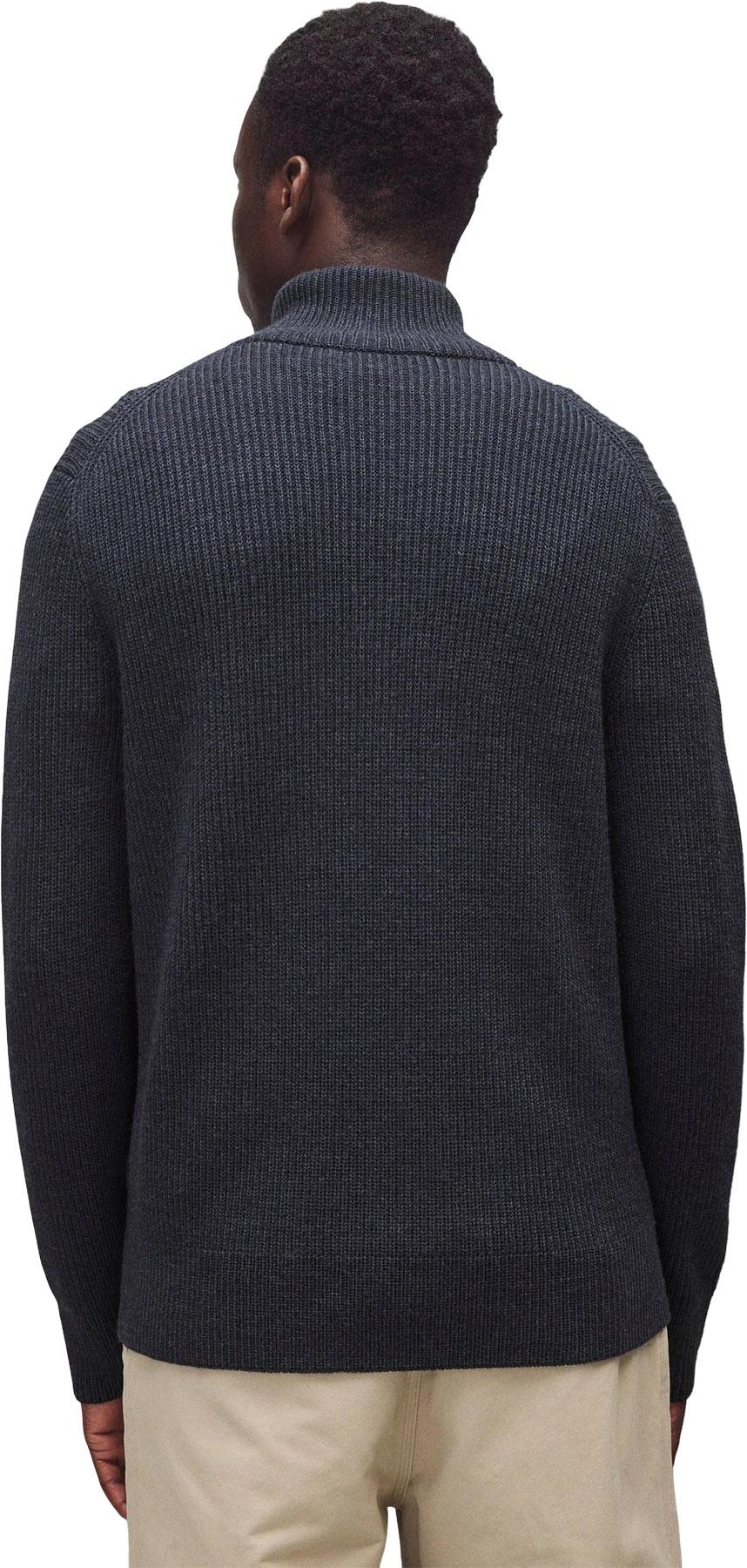 Product gallery image number 6 for product Vinnie Merino Rib Quarter Zip Sweater - Men's