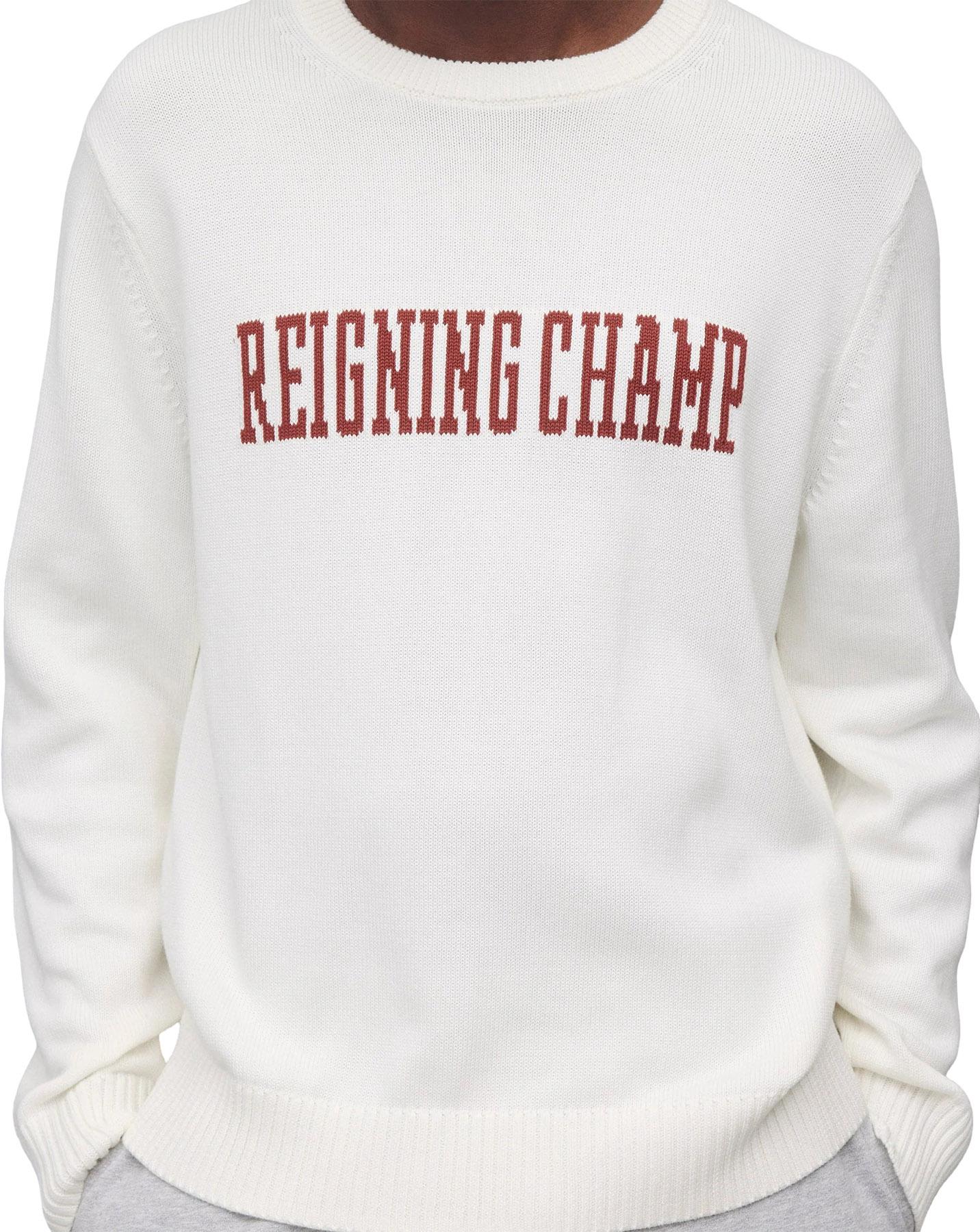 Product gallery image number 7 for product Supima Knit Collegiate Crew Neck Sweater - Men's