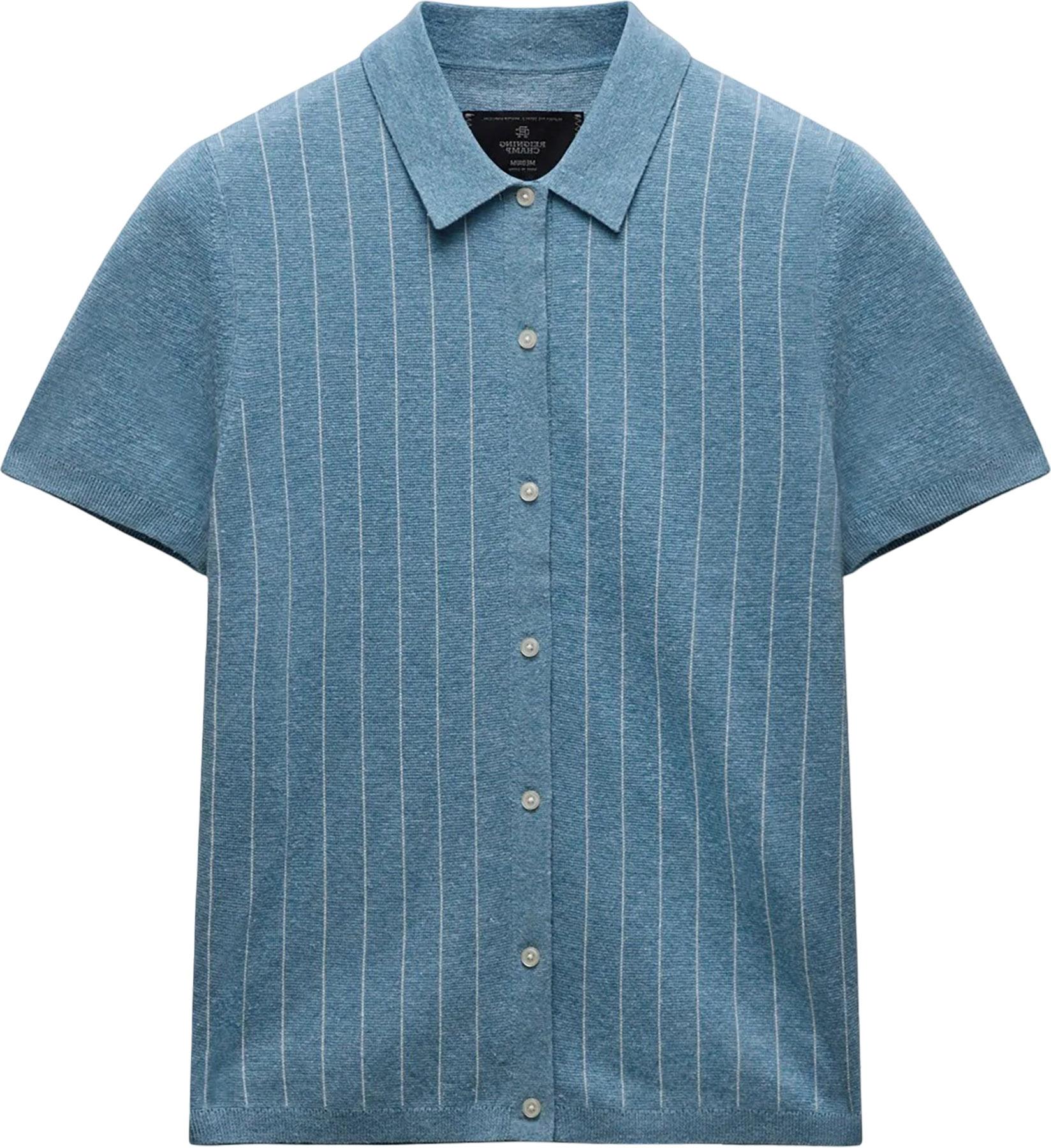 Product image for Piazza Cotton Linen Stripe Shirt - Men's