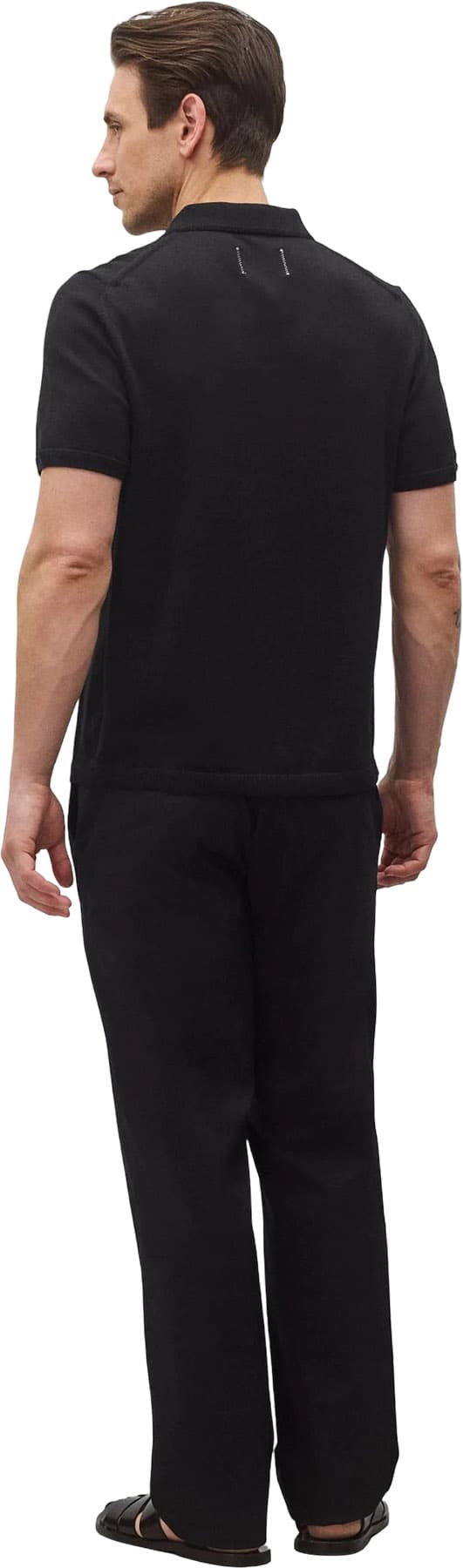 Product gallery image number 4 for product Polo en tricot Riviera Supima - Homme