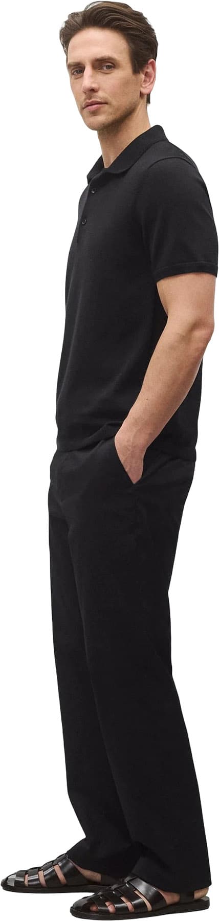 Product gallery image number 3 for product Polo en tricot Riviera Supima - Homme