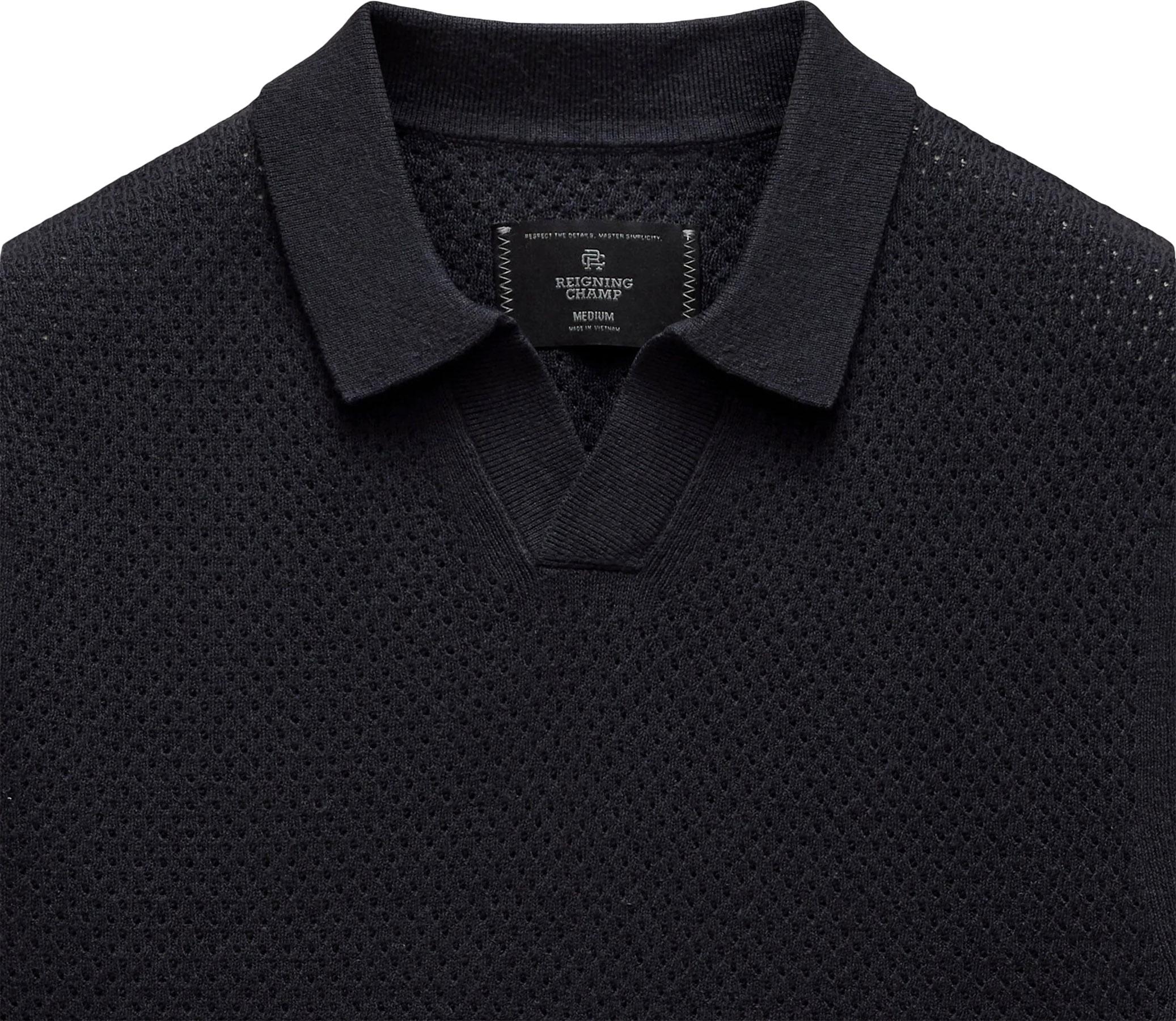 Product gallery image number 8 for product Polo en coton et lin Victor - Homme