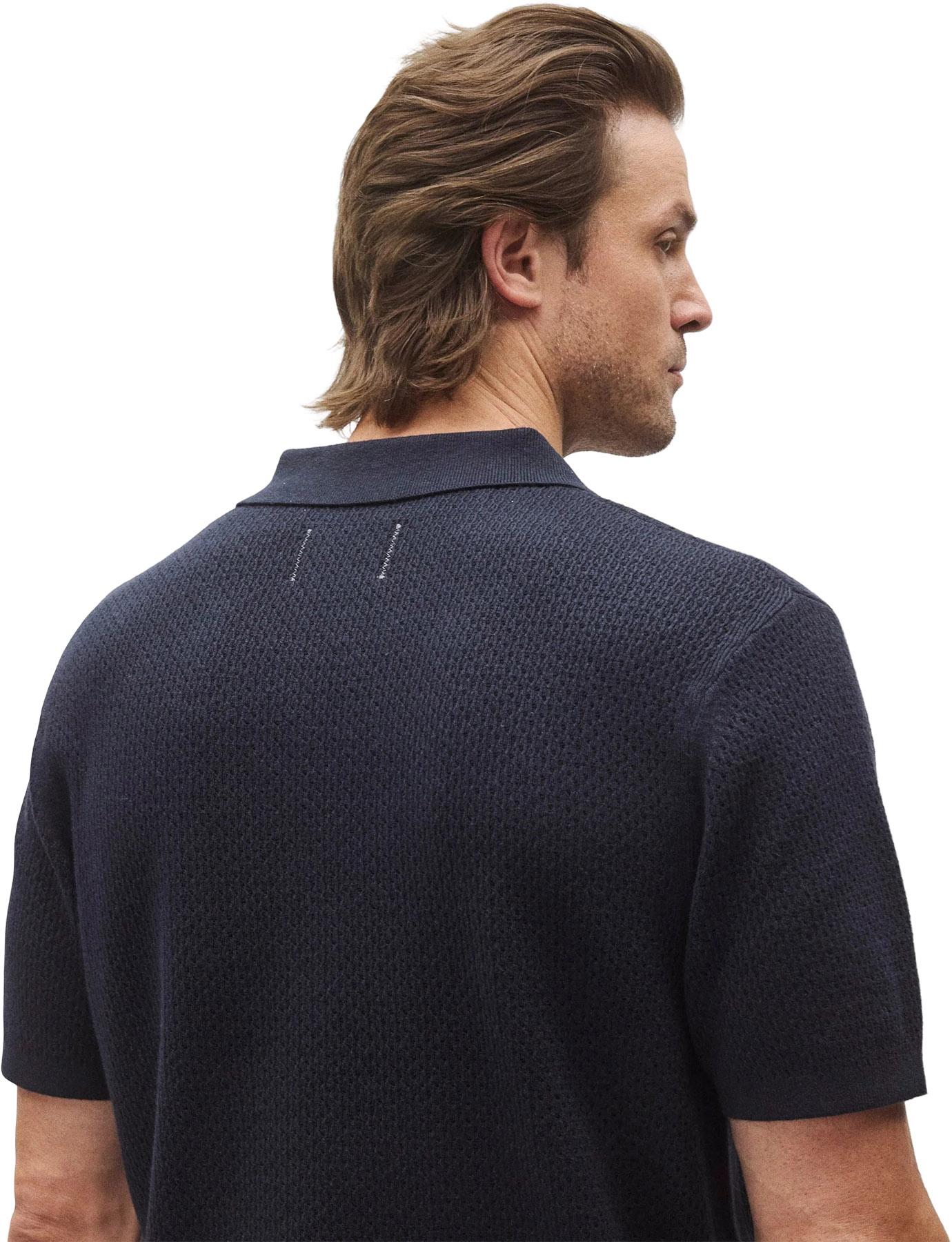 Product gallery image number 9 for product Polo en coton et lin Victor - Homme