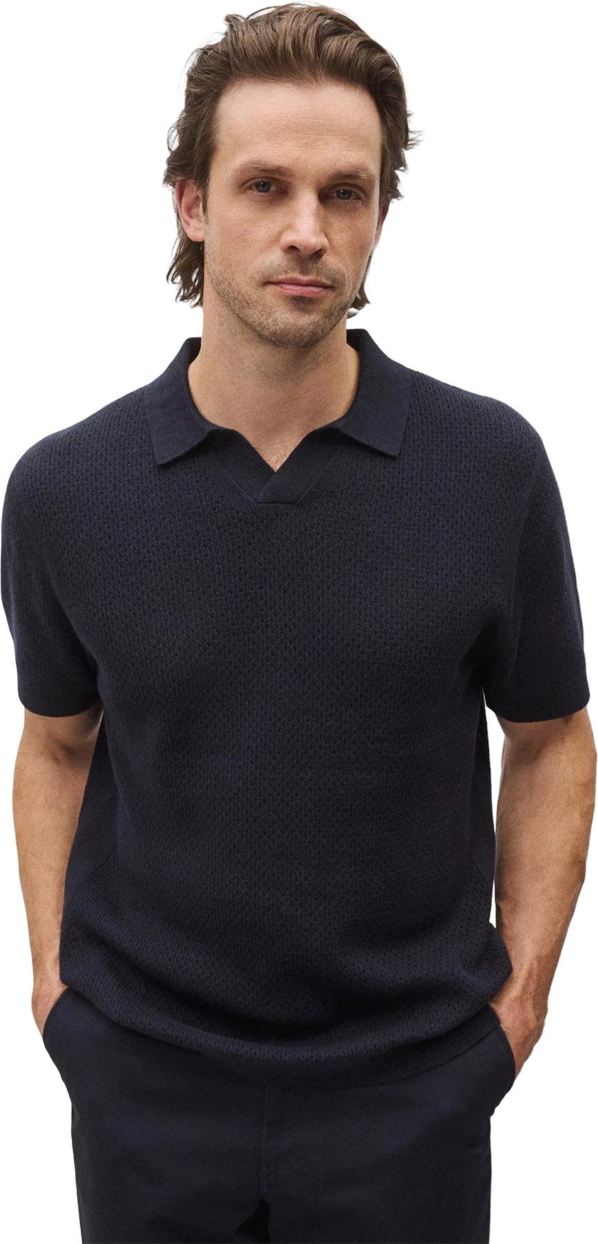 Product gallery image number 3 for product Polo en coton et lin Victor - Homme