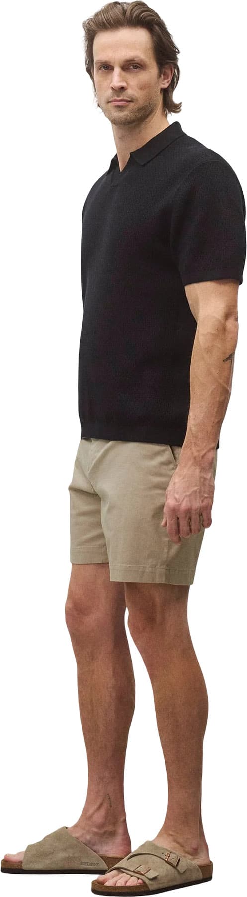 Product gallery image number 7 for product Victor Cotton Linen Polo - Men's