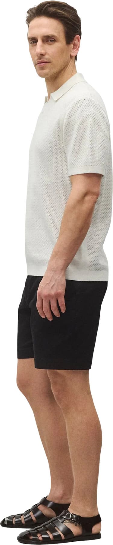 Product gallery image number 9 for product Victor Cotton Linen Polo - Men's