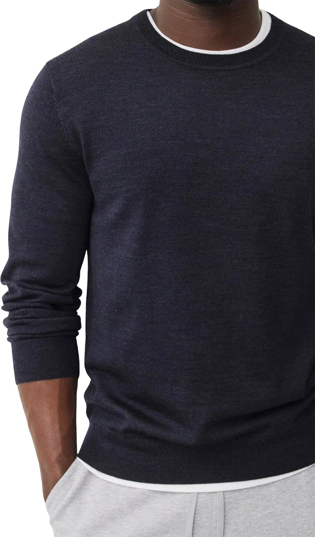 Product gallery image number 3 for product Lightweight Merino Harry Crewneck - Men's