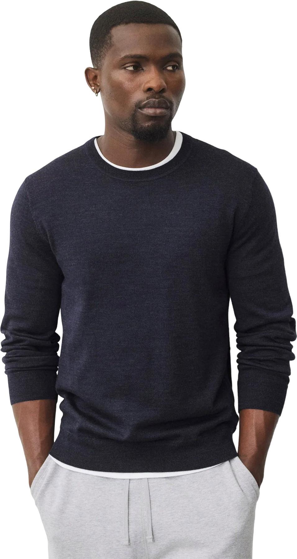 Product gallery image number 4 for product Lightweight Merino Harry Crewneck - Men's