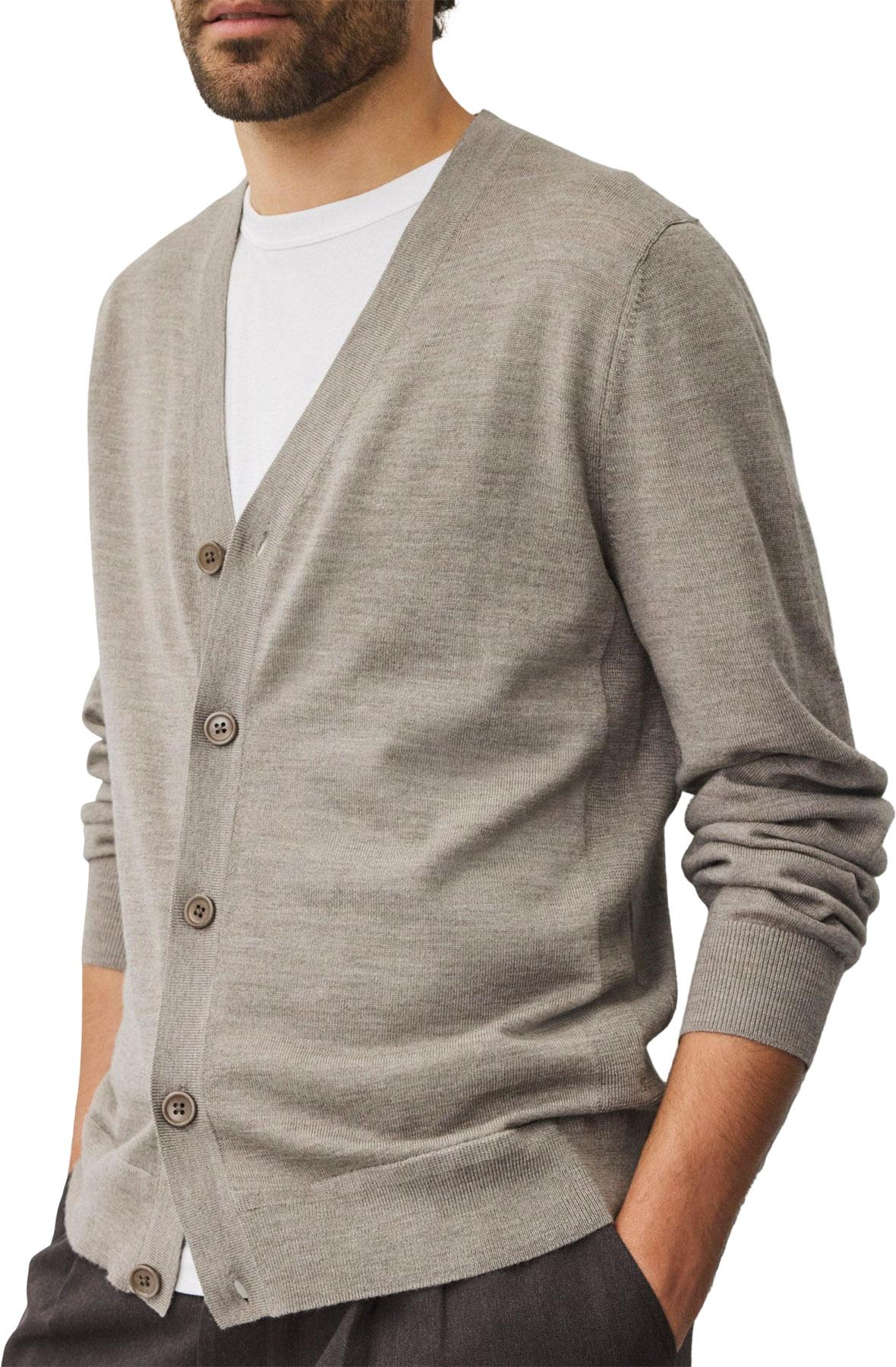 Numéro de l'image de la galerie de produits 3 pour le produit Cardigan léger en mérinos Harry - Homme
