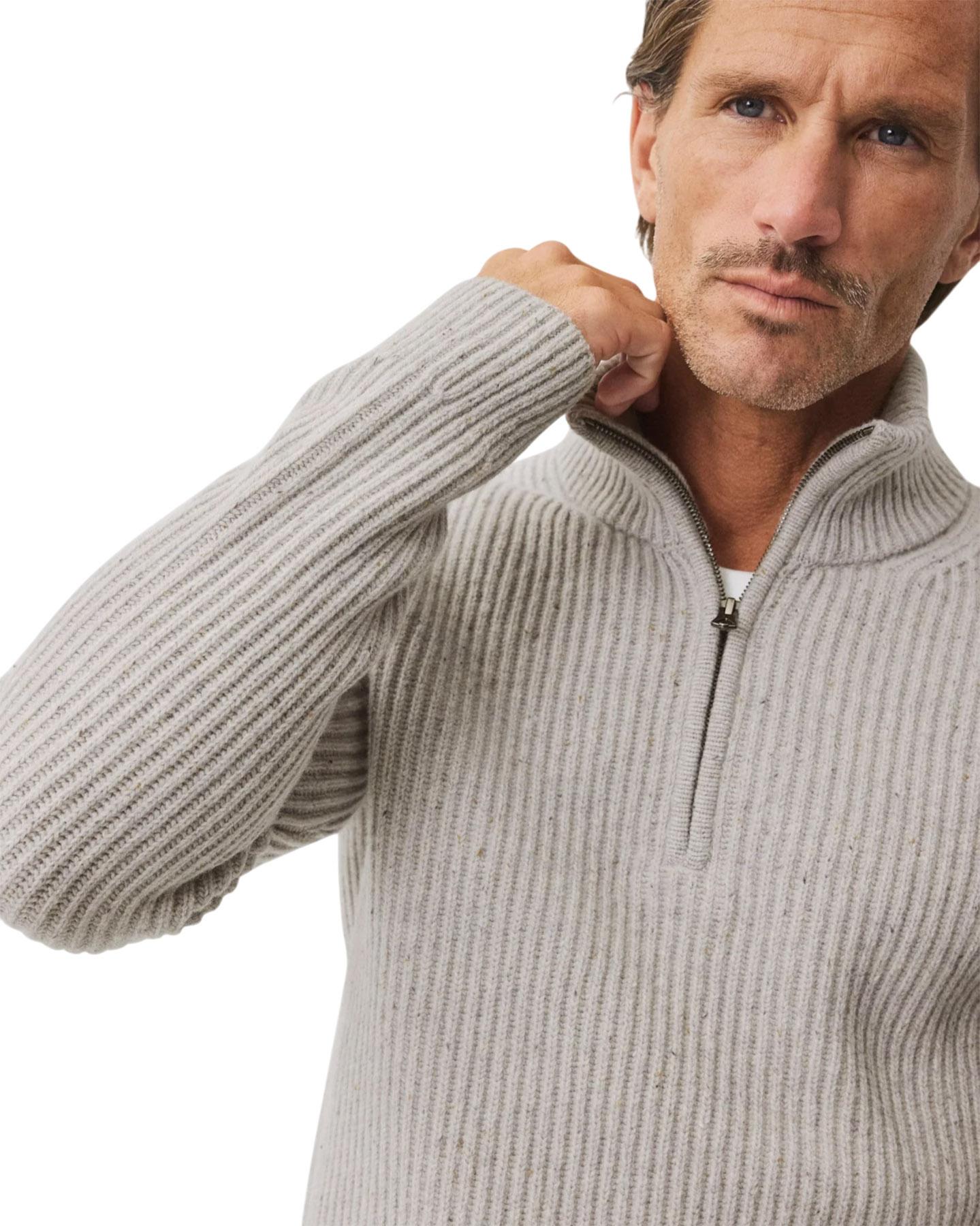 Product gallery image number 4 for product Merino Kenny Quarter Zip Sweater - Men's