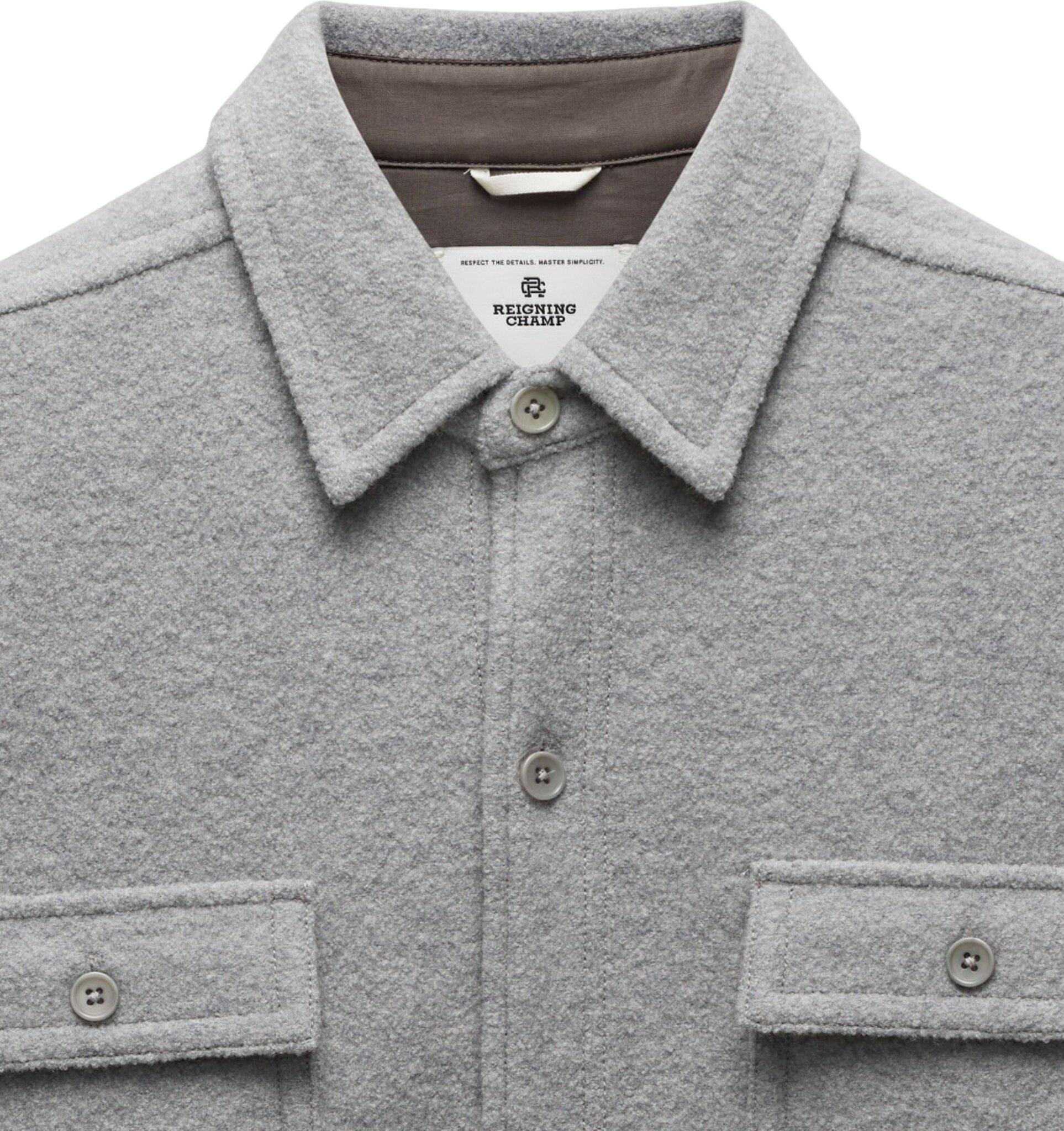 Product gallery image number 5 for product Boiled Wool Warden Overshirt - Unisex