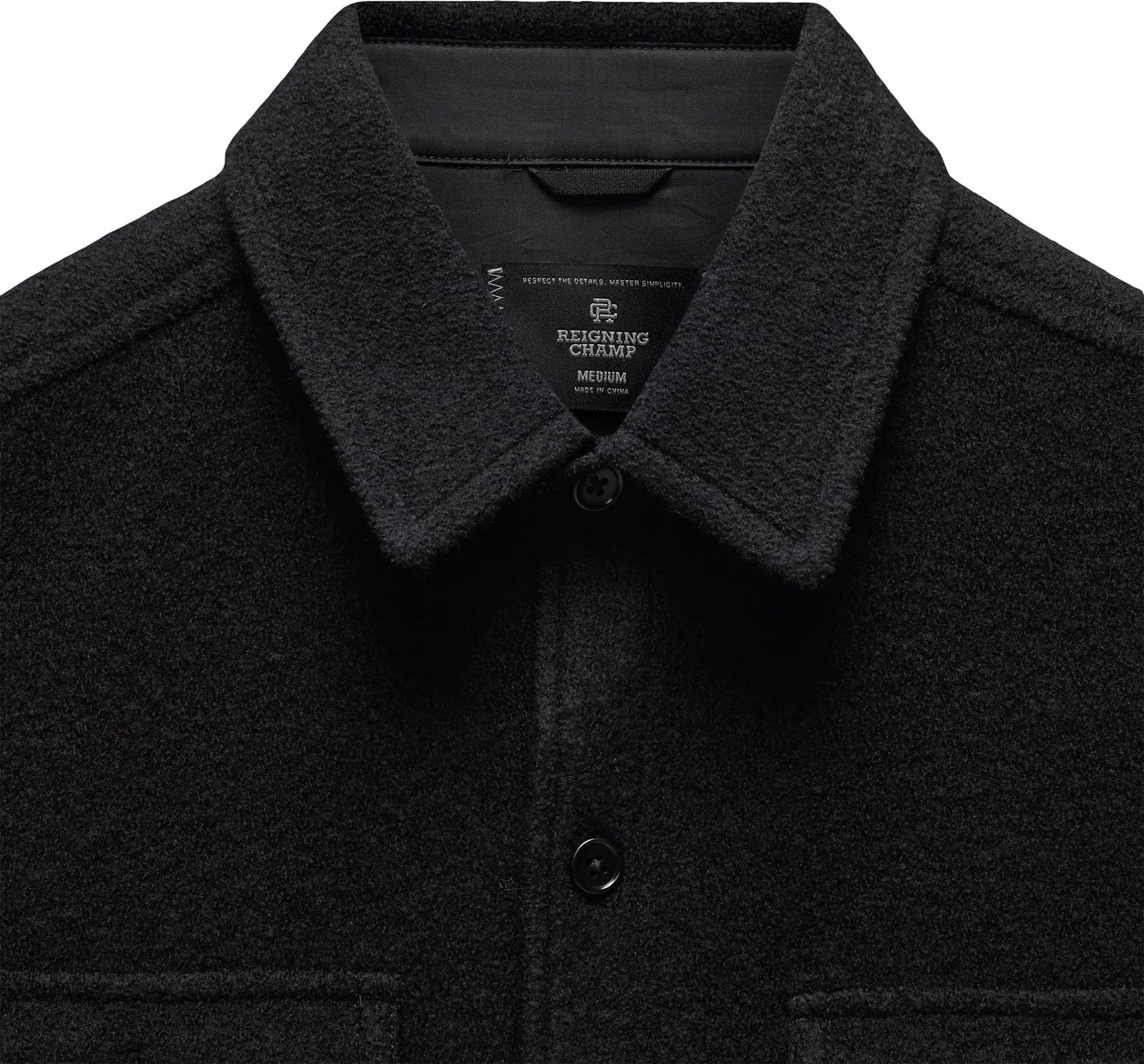 Product gallery image number 7 for product Boiled Wool Warden Overshirt - Unisex
