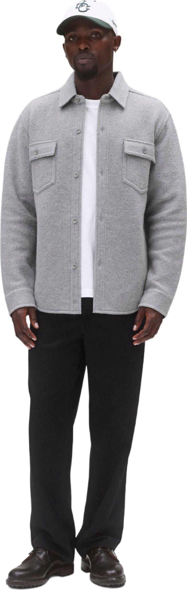 Product gallery image number 11 for product Boiled Wool Warden Overshirt - Unisex