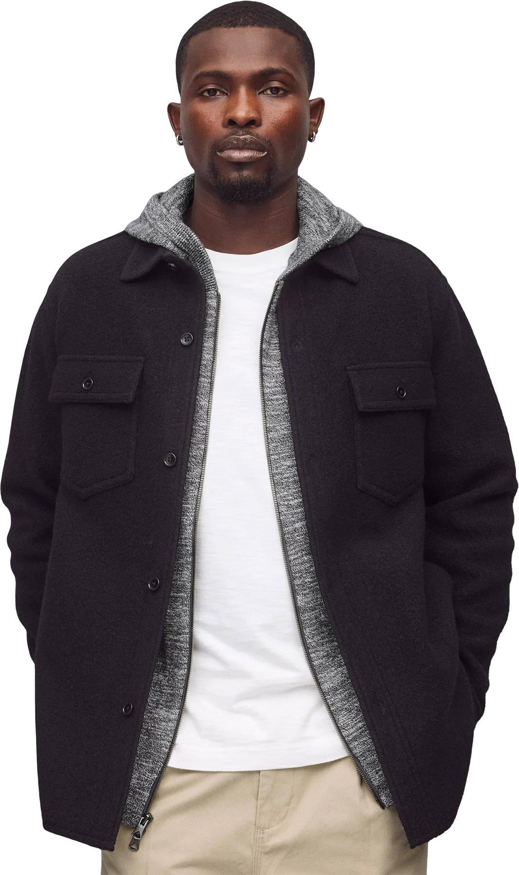 Product gallery image number 5 for product Boiled Wool Warden Overshirt - Unisex