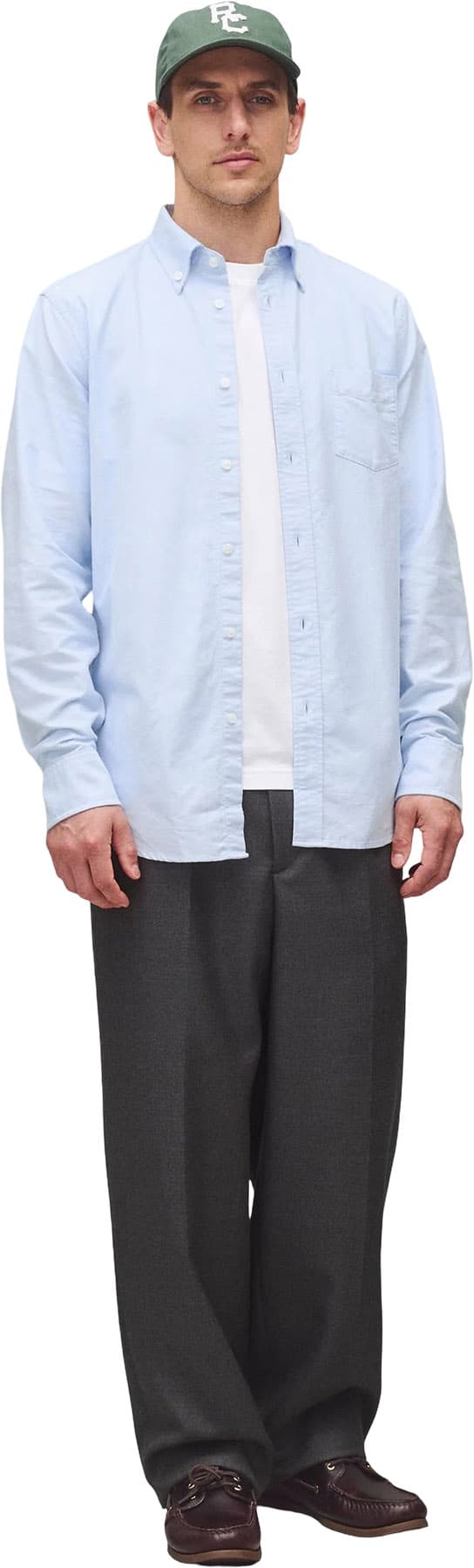 Product gallery image number 2 for product Chemise standard en coton oxford Windsor - Homme