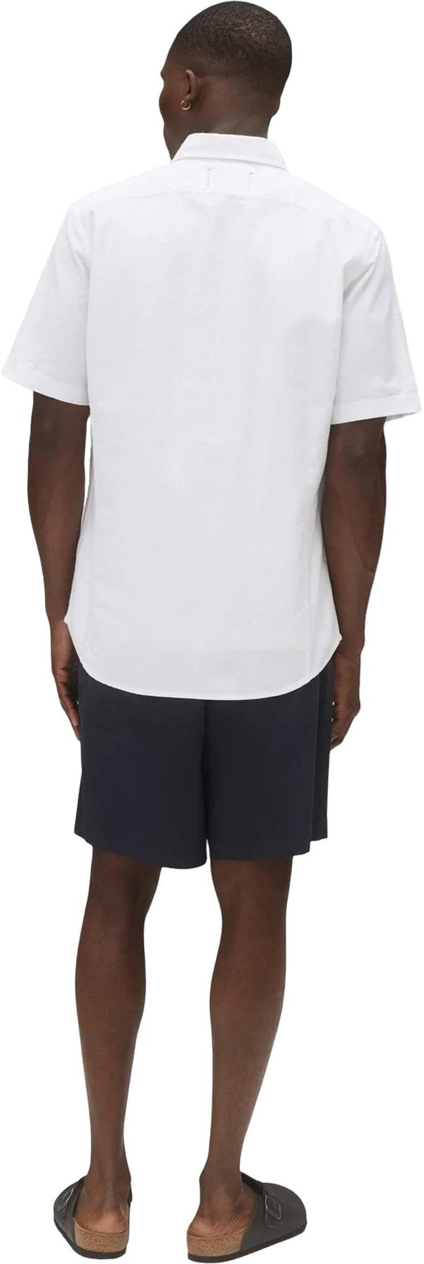 Product gallery image number 4 for product Cotton Oxford Prep Standard Fit Short Sleeve Shirt - Men's