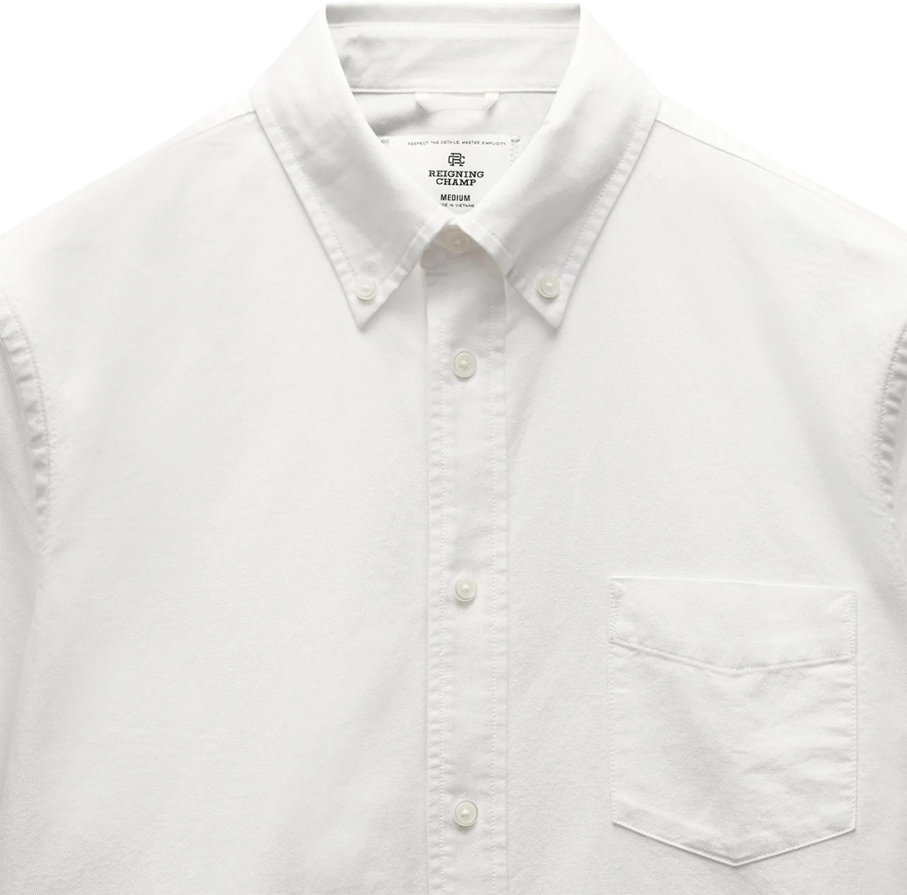 Product gallery image number 2 for product Cotton Oxford Prep Standard Fit Short Sleeve Shirt - Men's