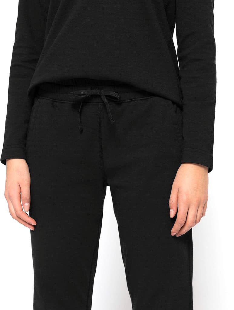 Product gallery image number 3 for product Pantalon de sport en tricot interlock brossé - Femme