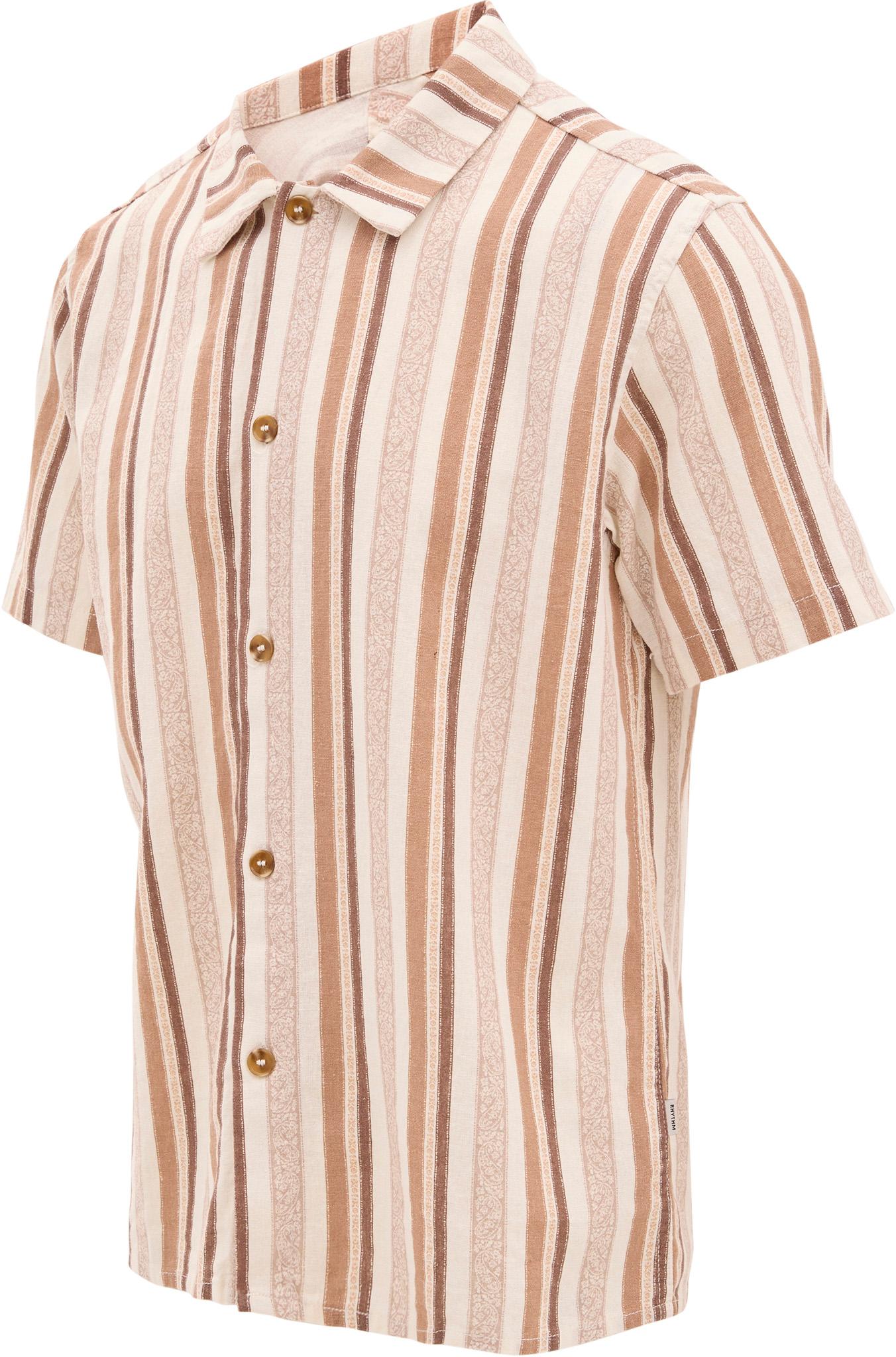 Product gallery image number 3 for product Paisley Stripe Short Sleeve Shirt - Men's