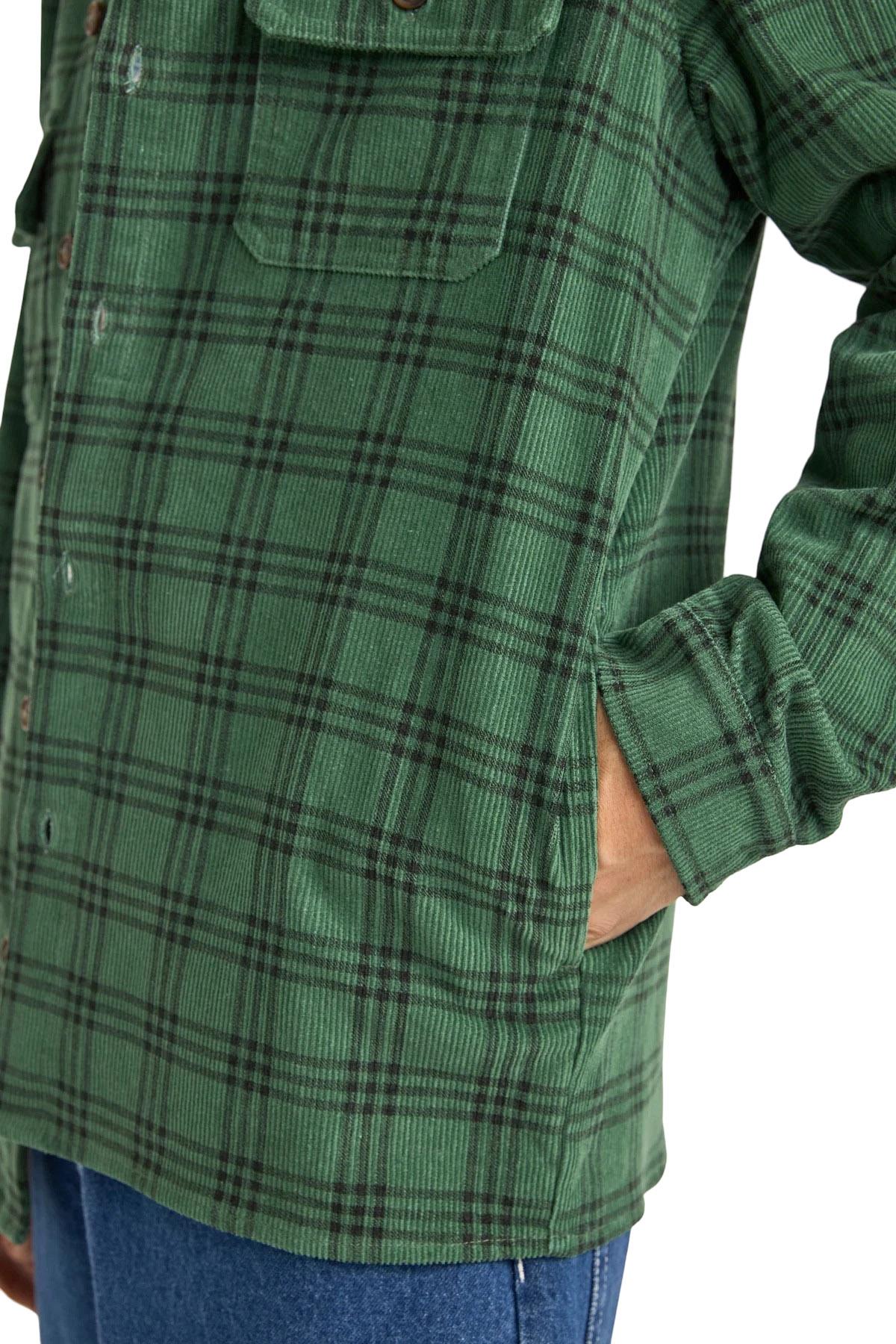 Product gallery image number 4 for product Corduroy Check Overshirt - Men's